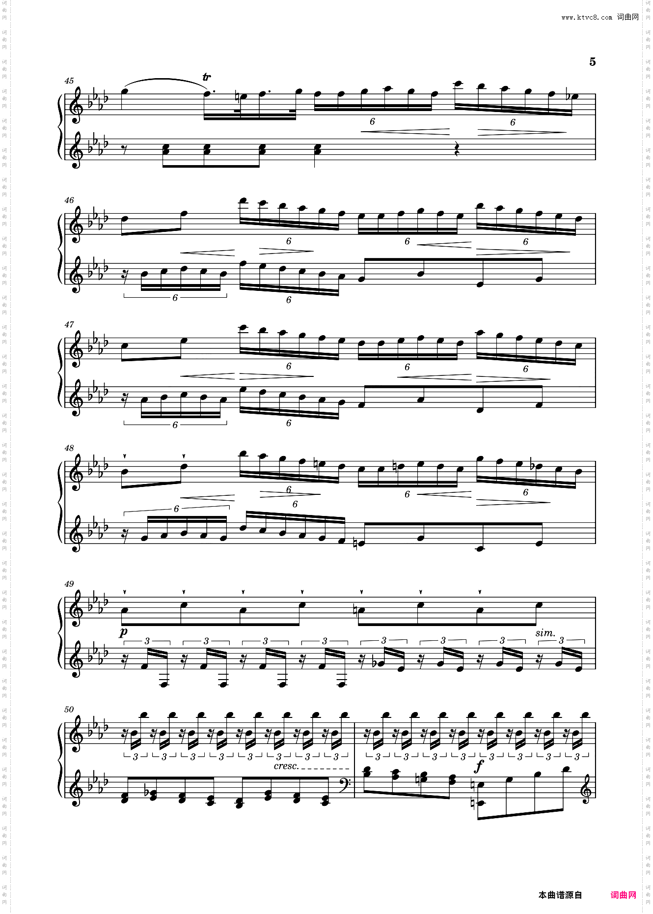 海顿降A大调奏鸣曲 XVI:46