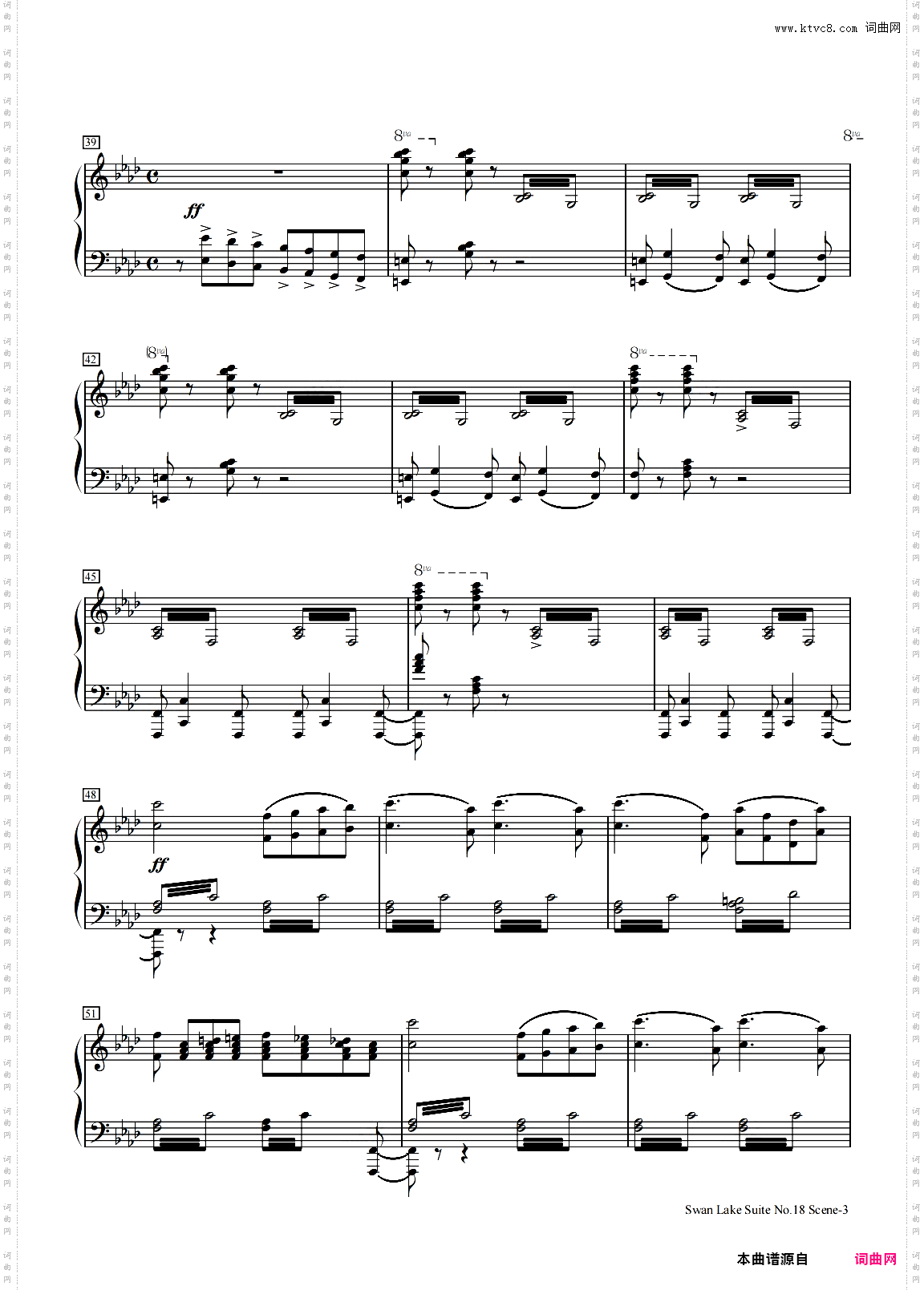 天鹅湖组曲No·18-场景