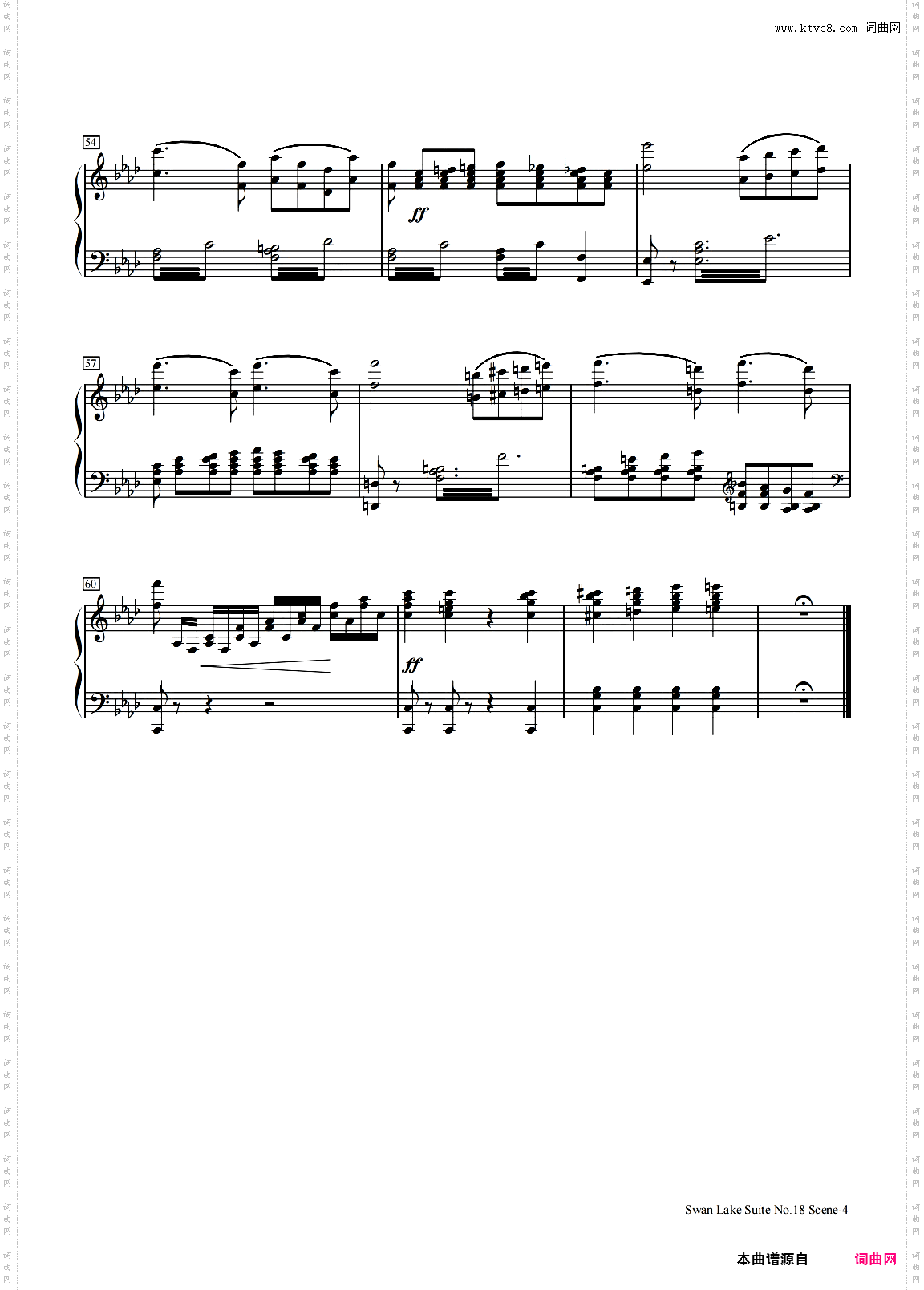 天鹅湖组曲No·18-场景