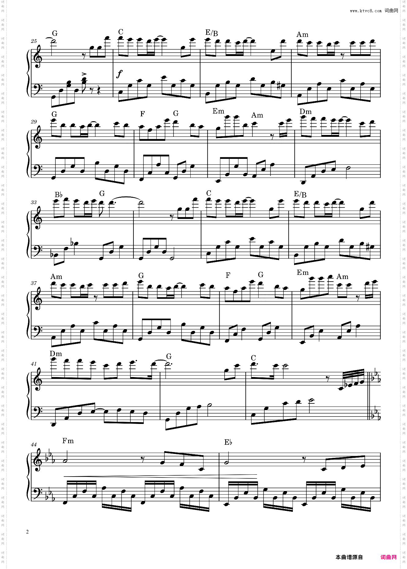 五十年以后钢琴版