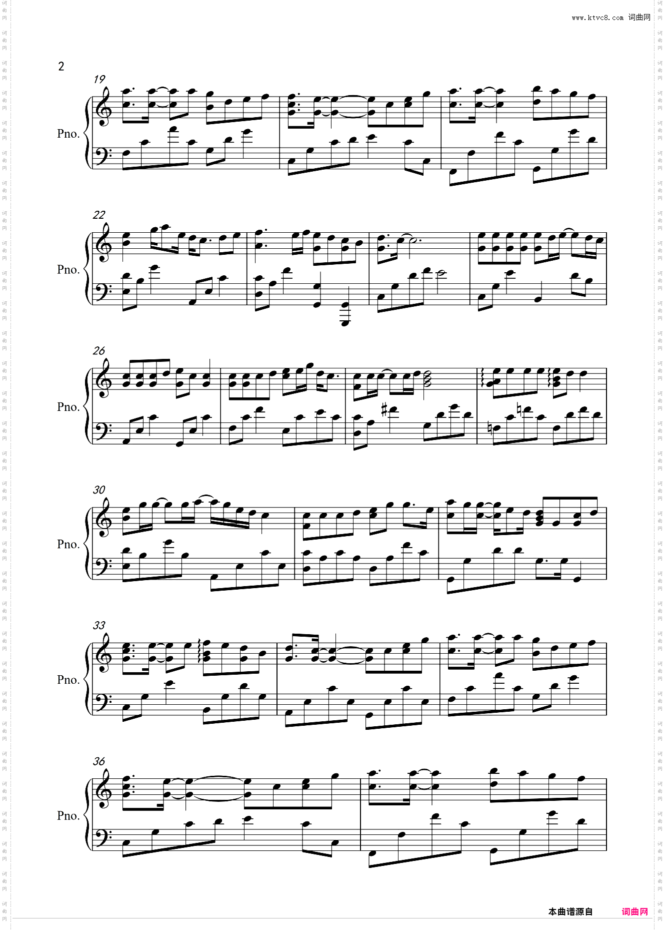 依然爱你 - 王力宏【c调进阶】