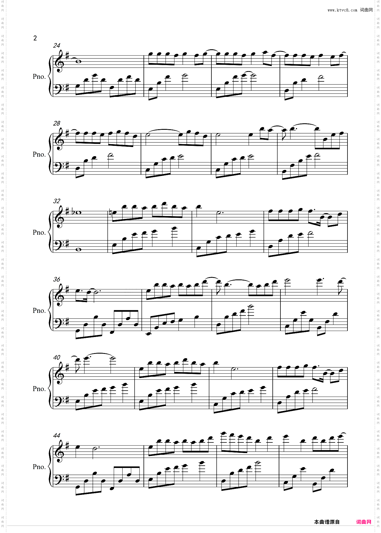 凉凉 - 张碧晨杨宗纬【原调初级】