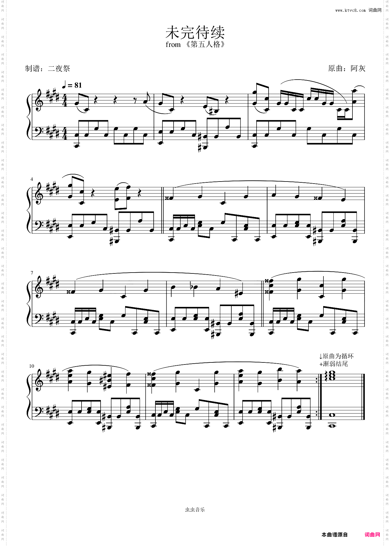 【第五人格】未完待续