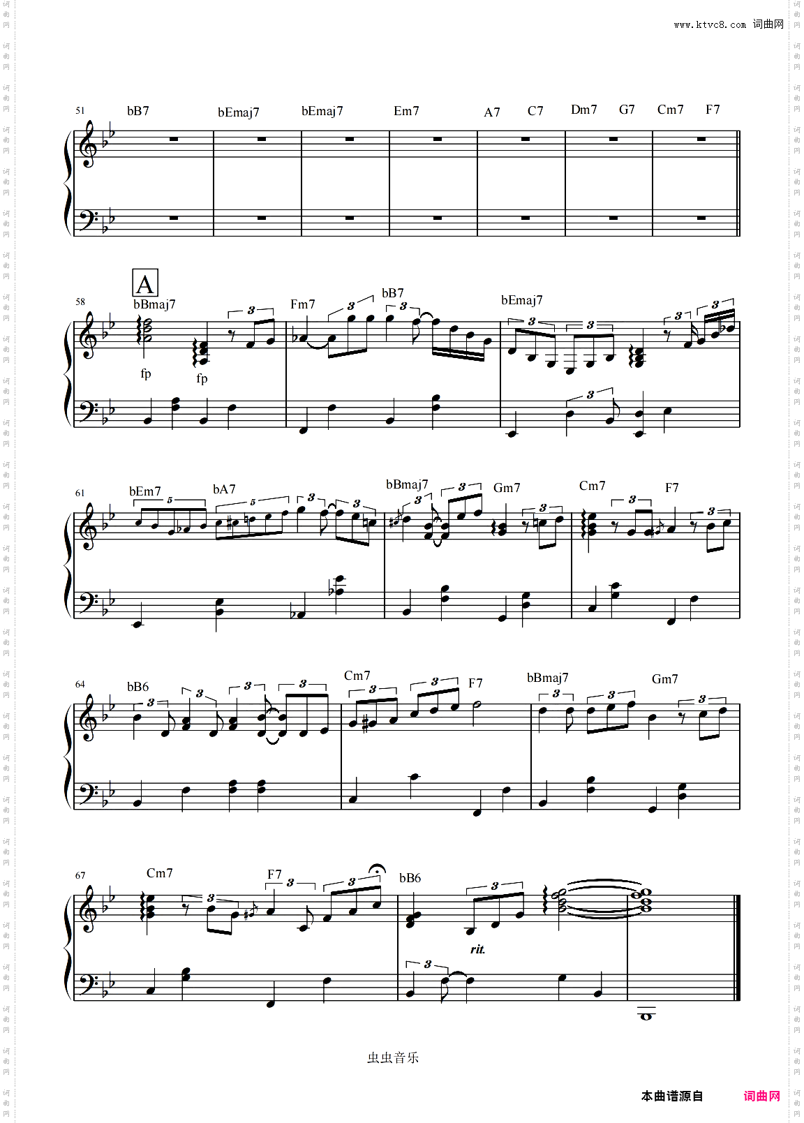 Misty 实用初级爵士