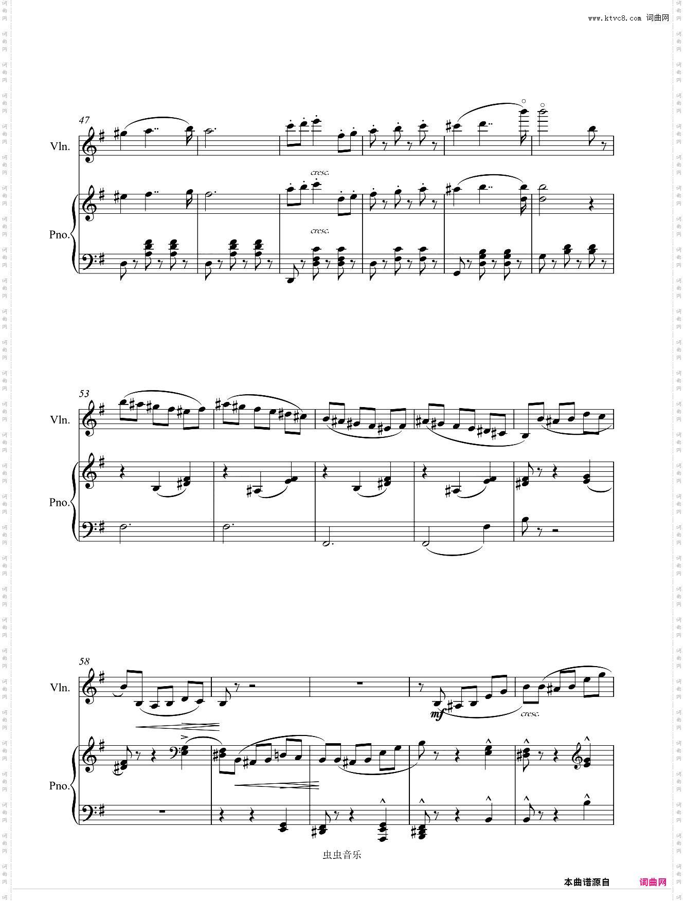 【小提琴+钢琴】吉普赛风格的匈牙利舞曲 卡尔·伯姆