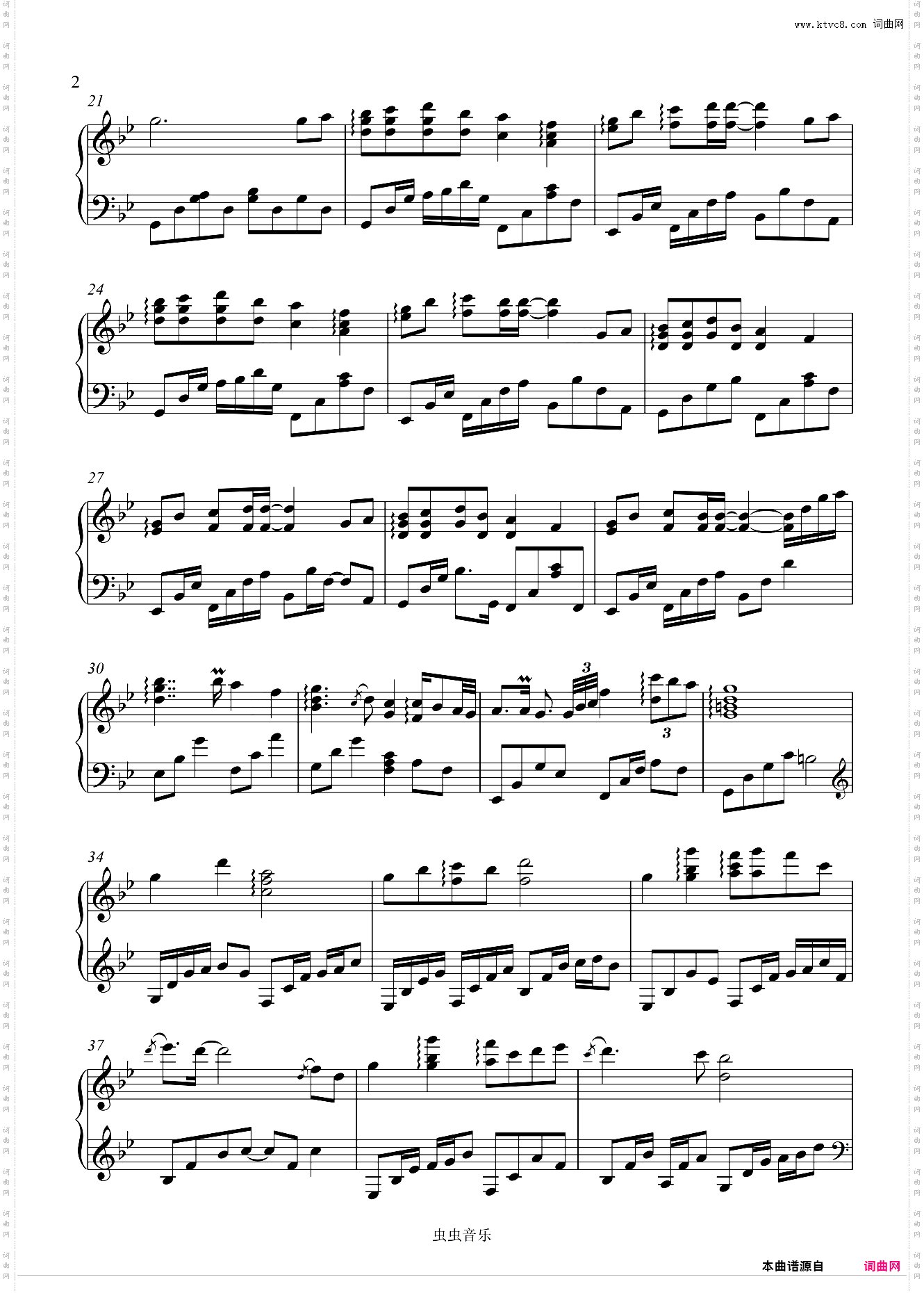 《Endless Love the Myth》神话主题曲钢琴版 章公子扒谱自Eric Piano Love版
