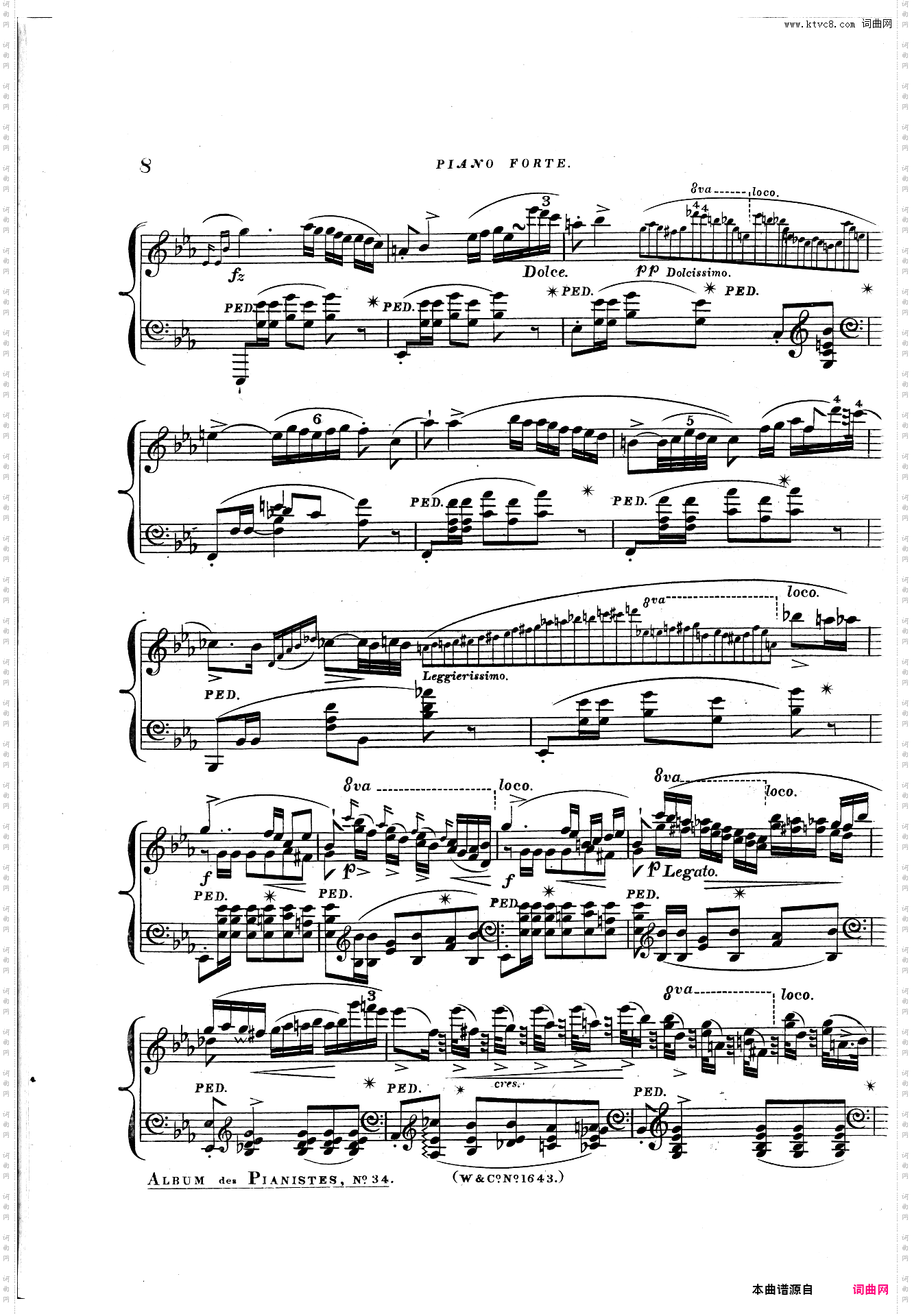 Grande Polonaise Brillante in E-flat major, Op· 22降E大调平静的行板与华丽的大波兰舞曲,作品22