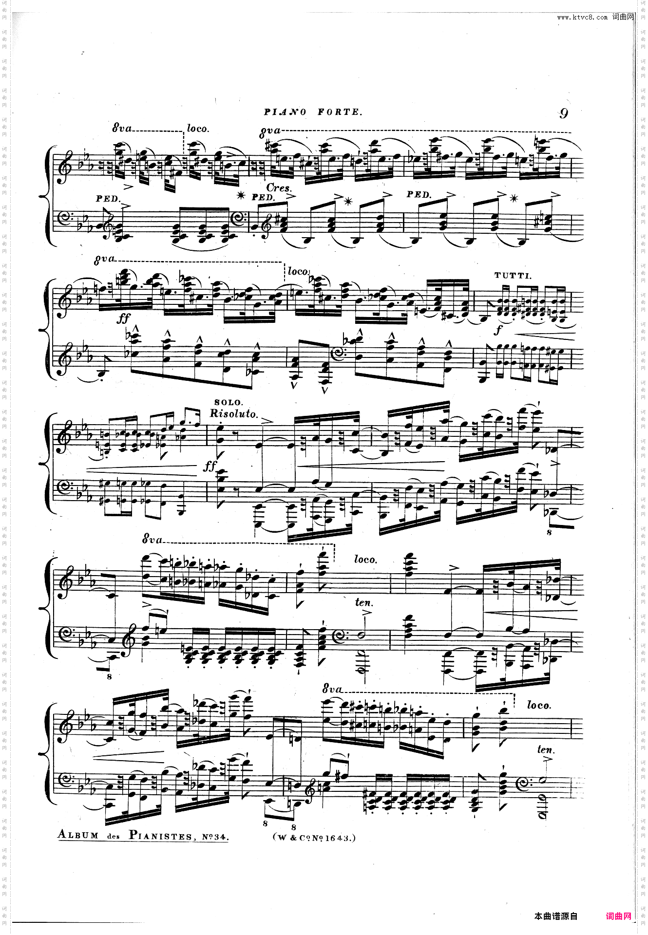 Grande Polonaise Brillante in E-flat major, Op· 22降E大调平静的行板与华丽的大波兰舞曲,作品22