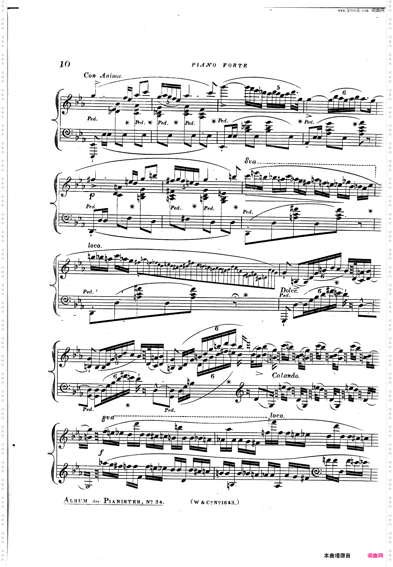 Grande Polonaise Brillante in E-flat major, Op· 22降E大调平静的行板与华丽的大波兰舞曲,作品22