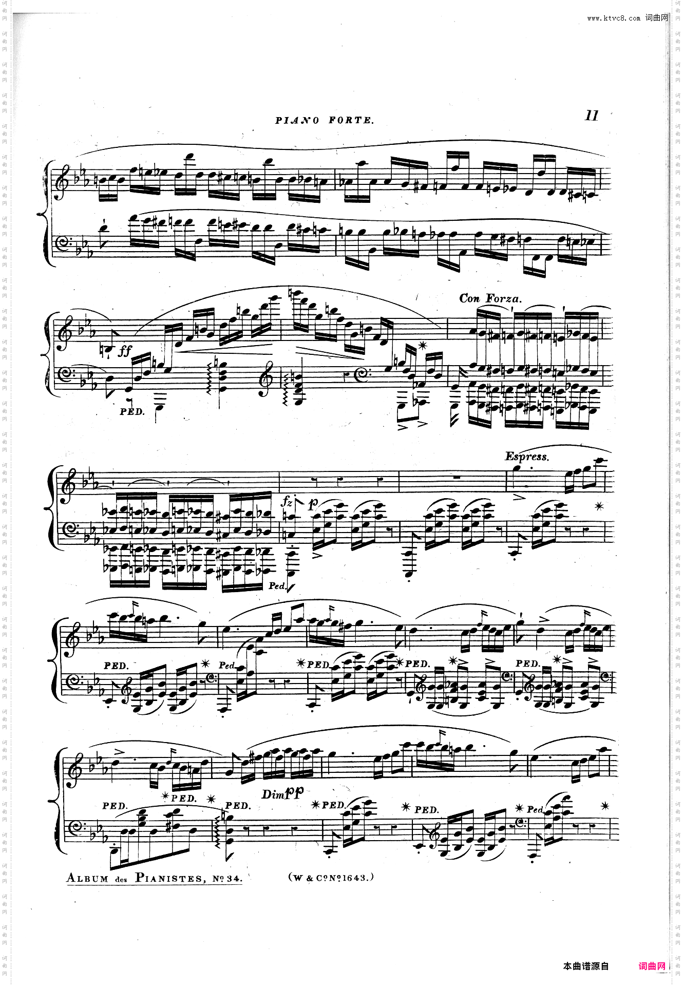 Grande Polonaise Brillante in E-flat major, Op· 22降E大调平静的行板与华丽的大波兰舞曲,作品22