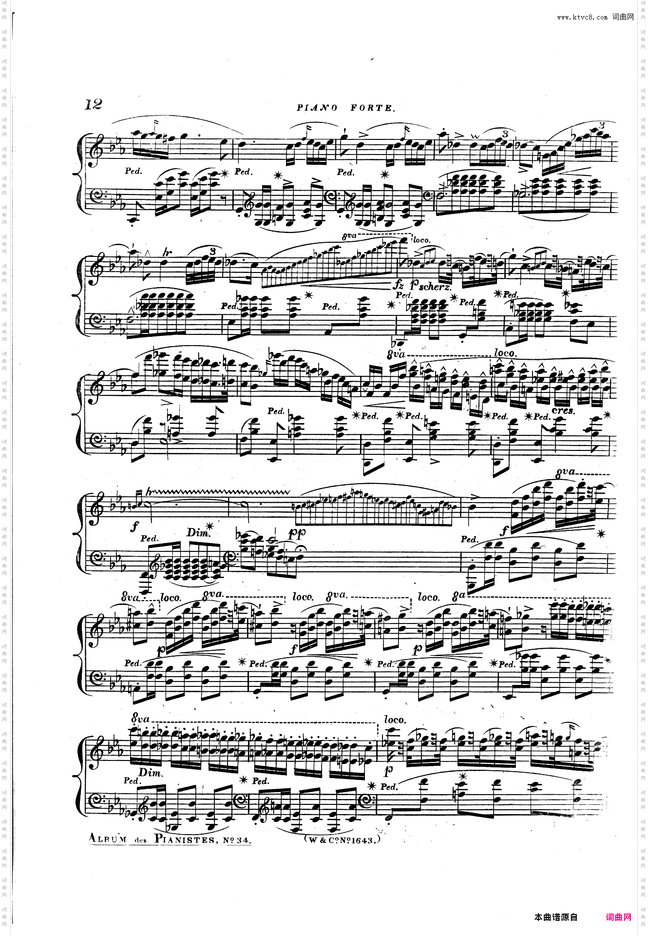 Grande Polonaise Brillante in E-flat major, Op· 22降E大调平静的行板与华丽的大波兰舞曲,作品22