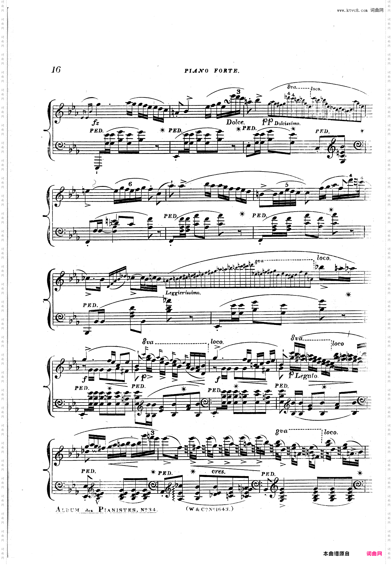 Grande Polonaise Brillante in E-flat major, Op· 22降E大调平静的行板与华丽的大波兰舞曲,作品22