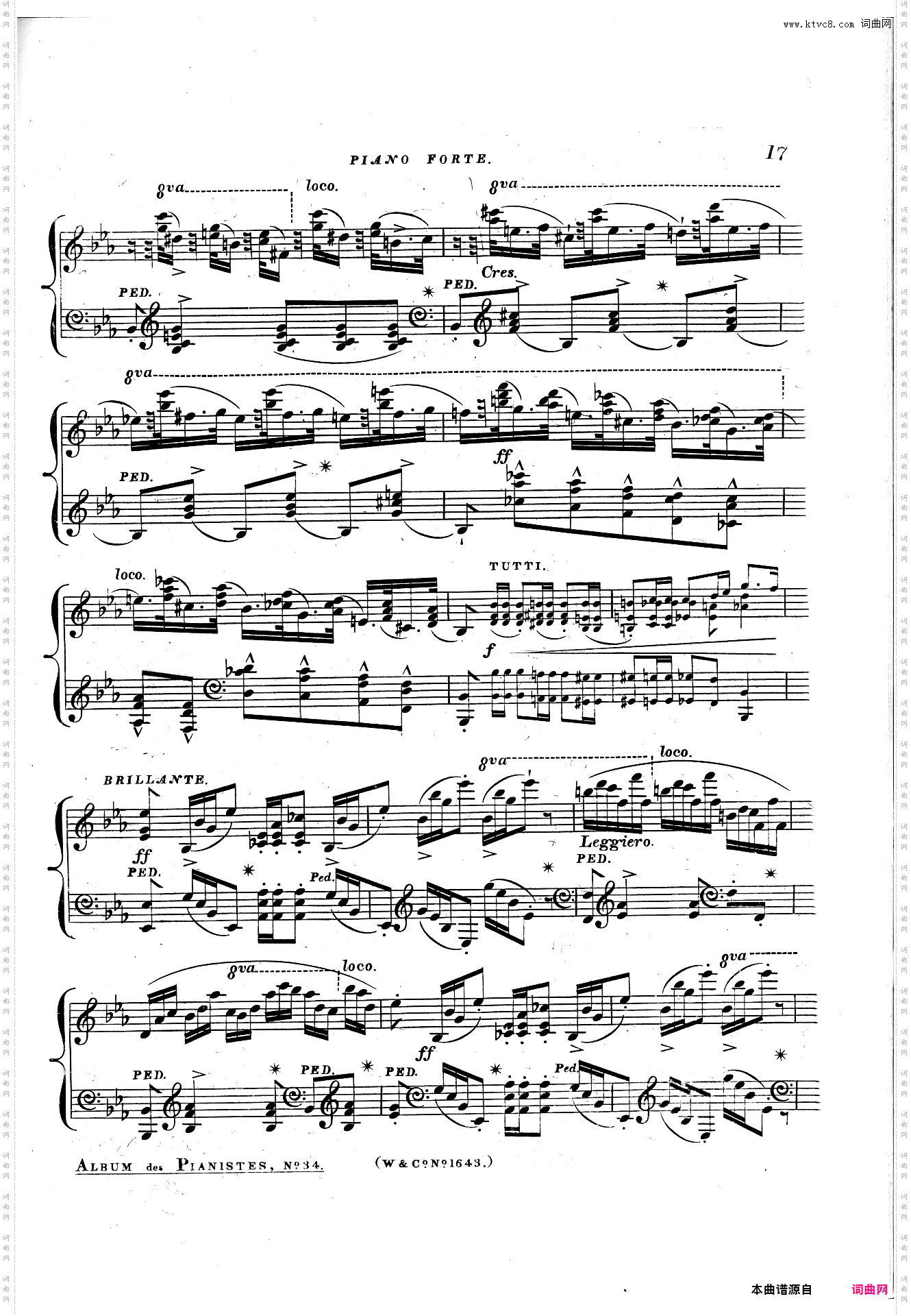 Grande Polonaise Brillante in E-flat major, Op· 22降E大调平静的行板与华丽的大波兰舞曲,作品22