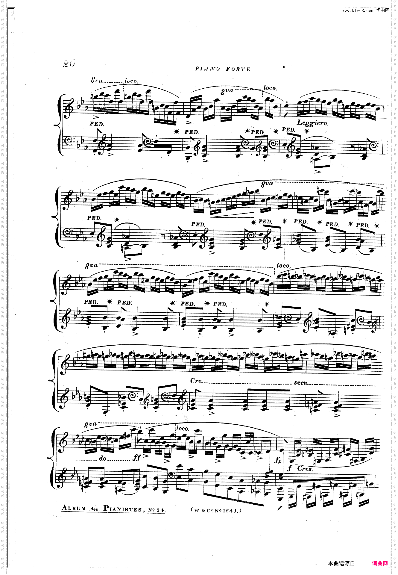 Grande Polonaise Brillante in E-flat major, Op· 22降E大调平静的行板与华丽的大波兰舞曲,作品22