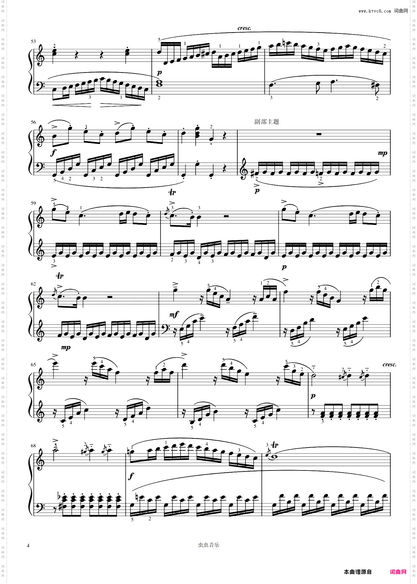 36·莫扎特-奏鸣曲-1 C大调