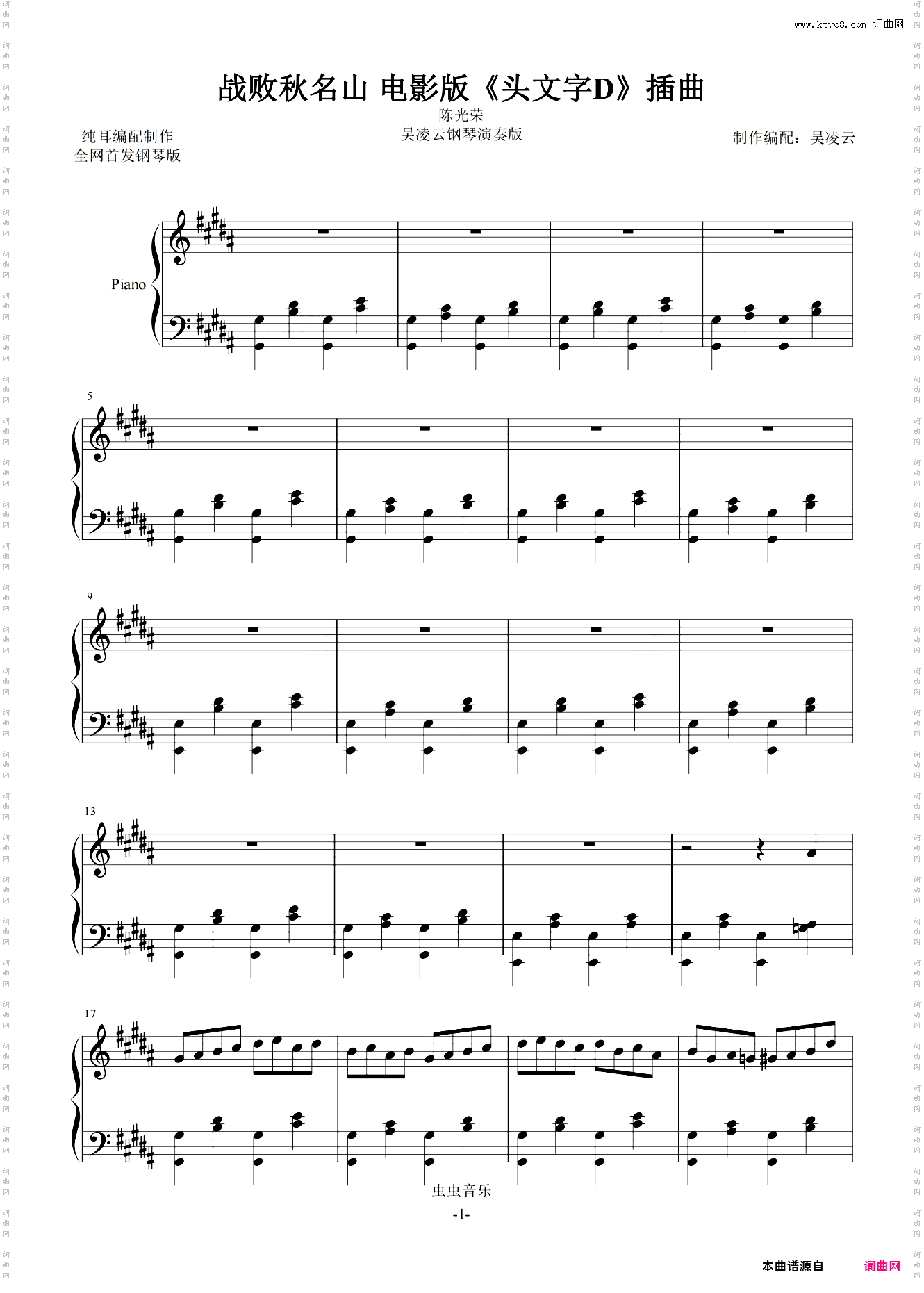 战败秋名山_电影版《头文字D》插曲