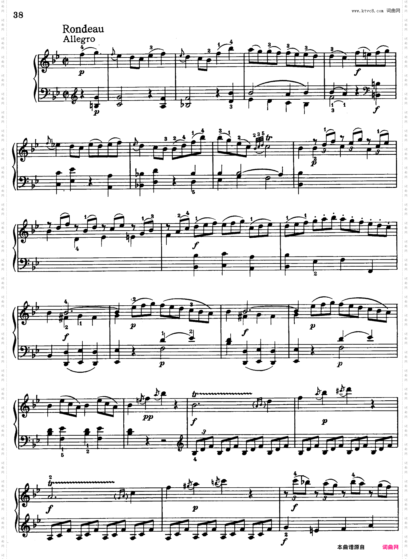 Sonata in bB Major No·3 K·281