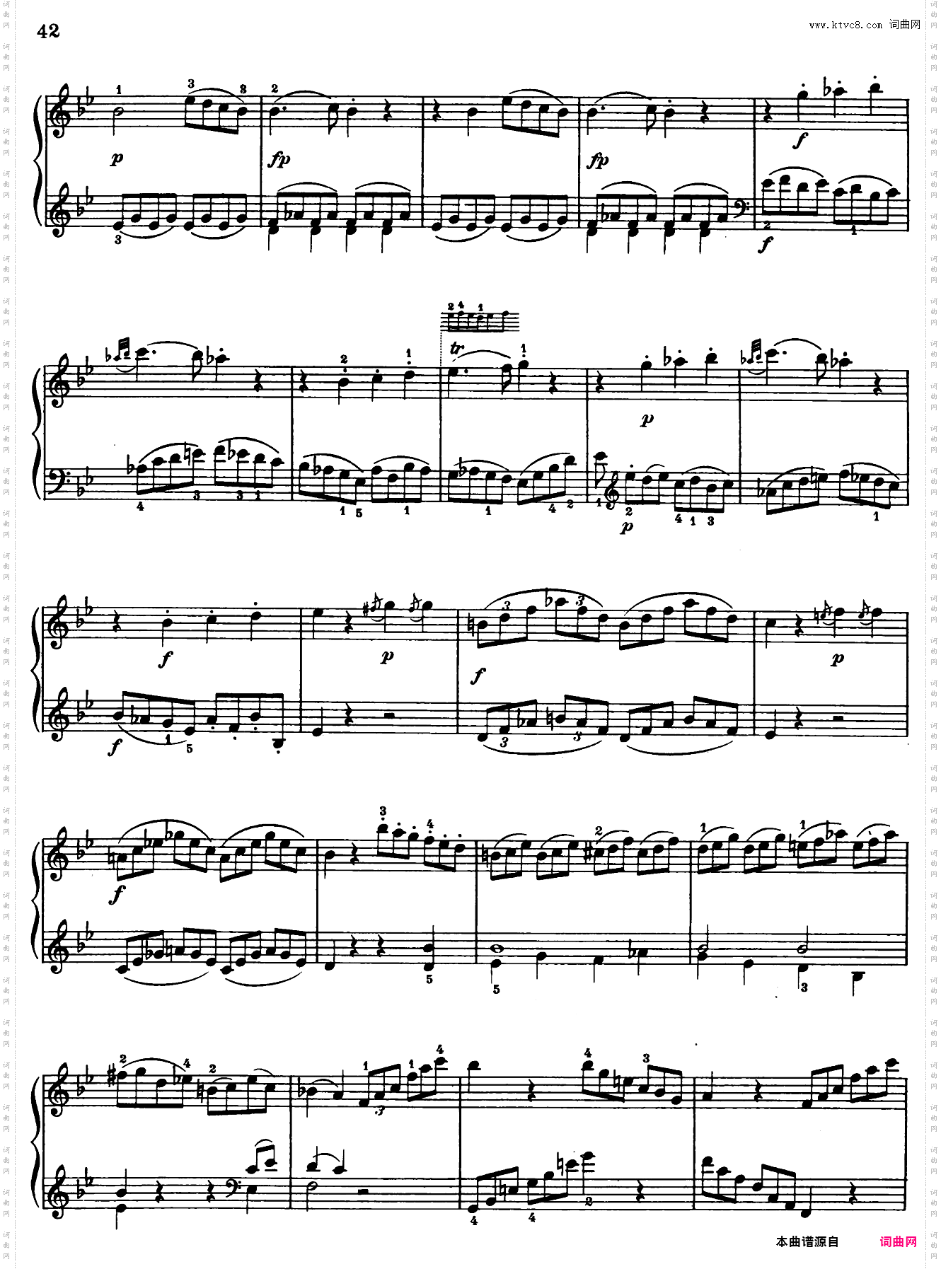 Sonata in bB Major No·3 K·281