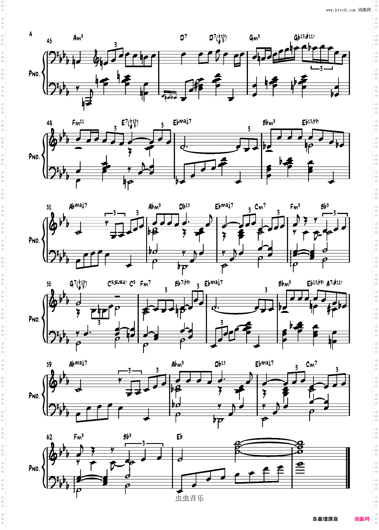 Misty【爵士钢琴独奏】