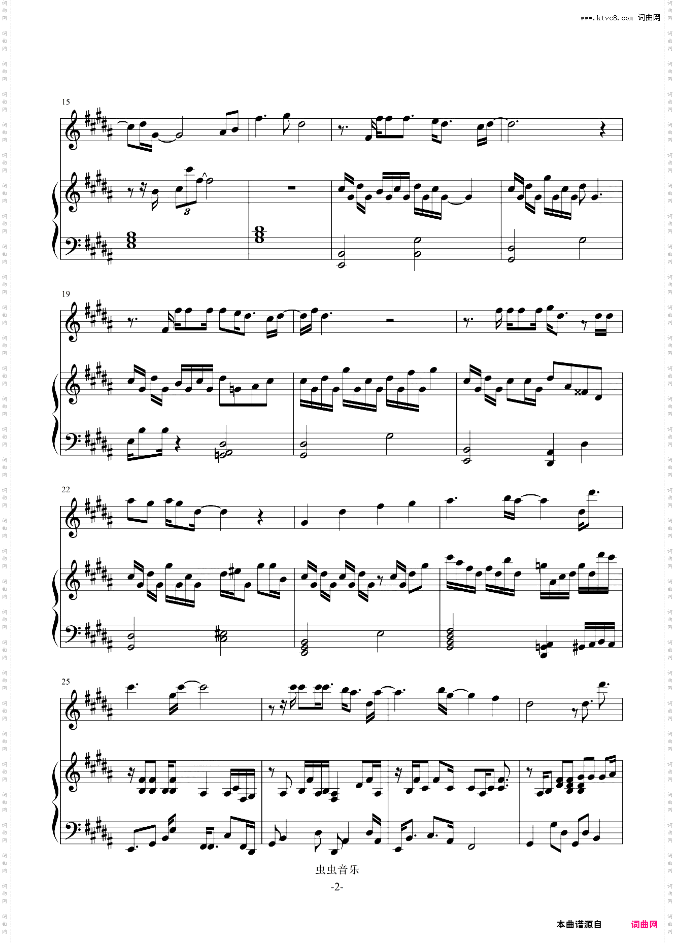 Glassy Sky-Donna Burke-弹唱谱