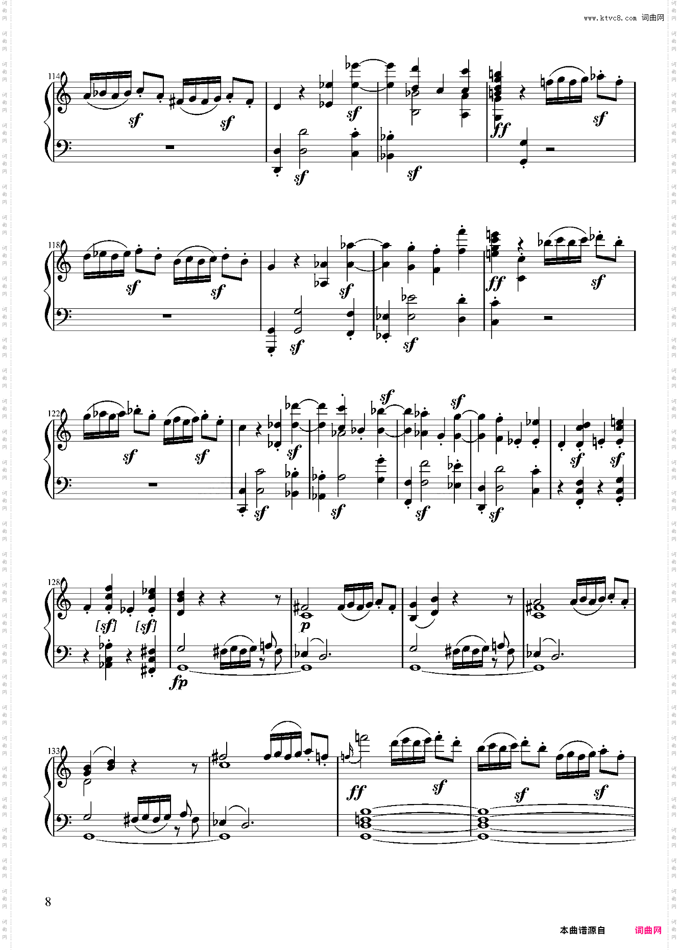 贝多芬第三钢琴奏鸣曲第一乐章——Op·2-No·3