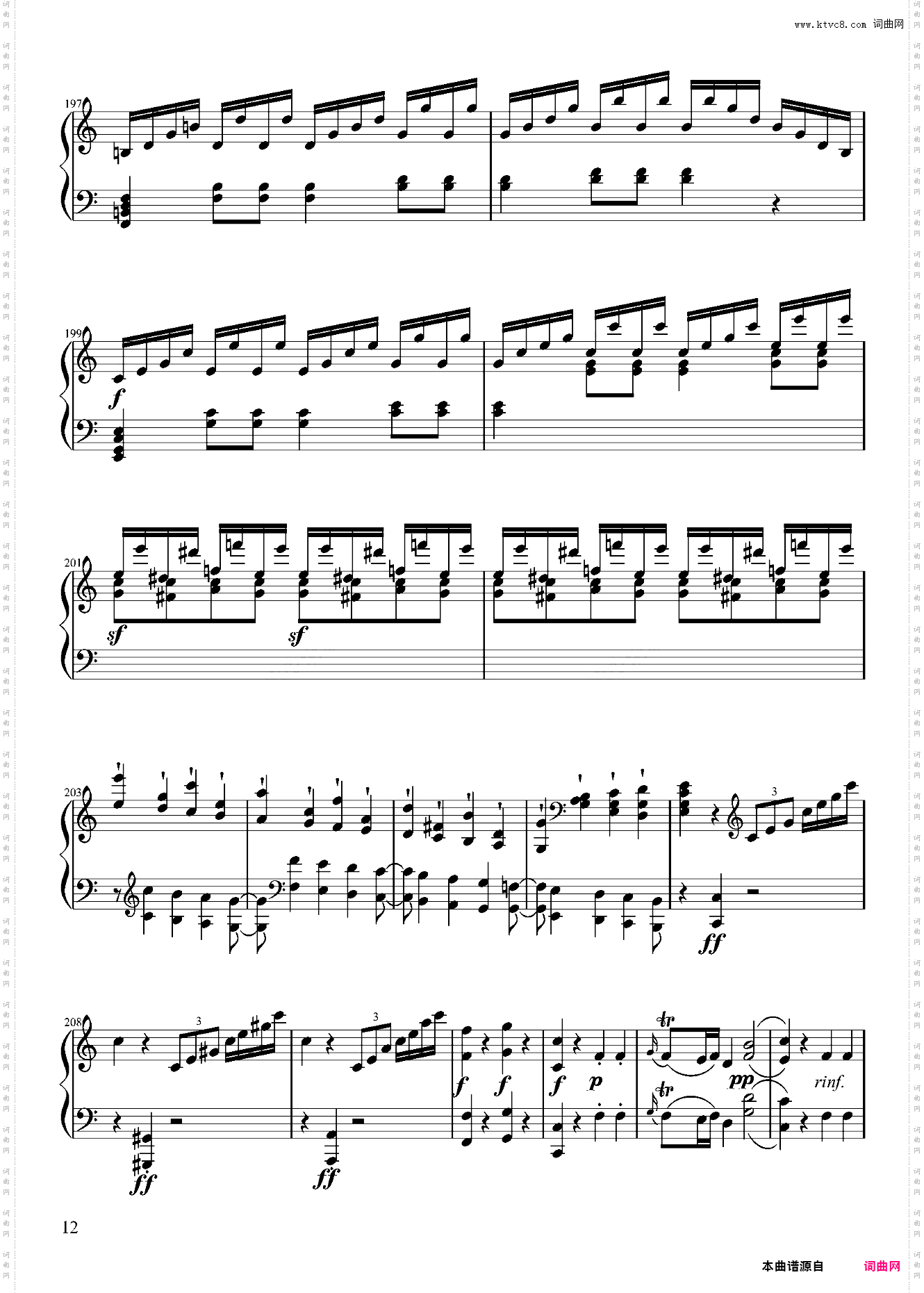 贝多芬第三钢琴奏鸣曲第一乐章——Op·2-No·3
