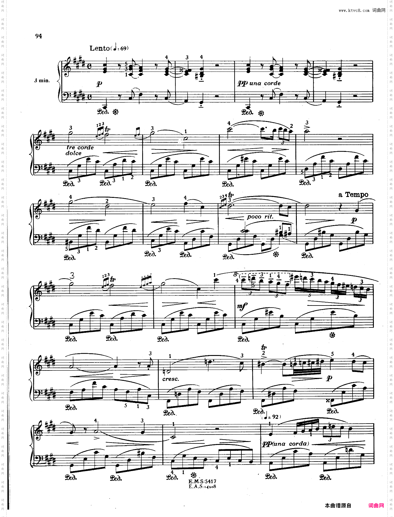 肖邦升c小调夜曲遗作 Chopin Nocturne in C minor op·posth