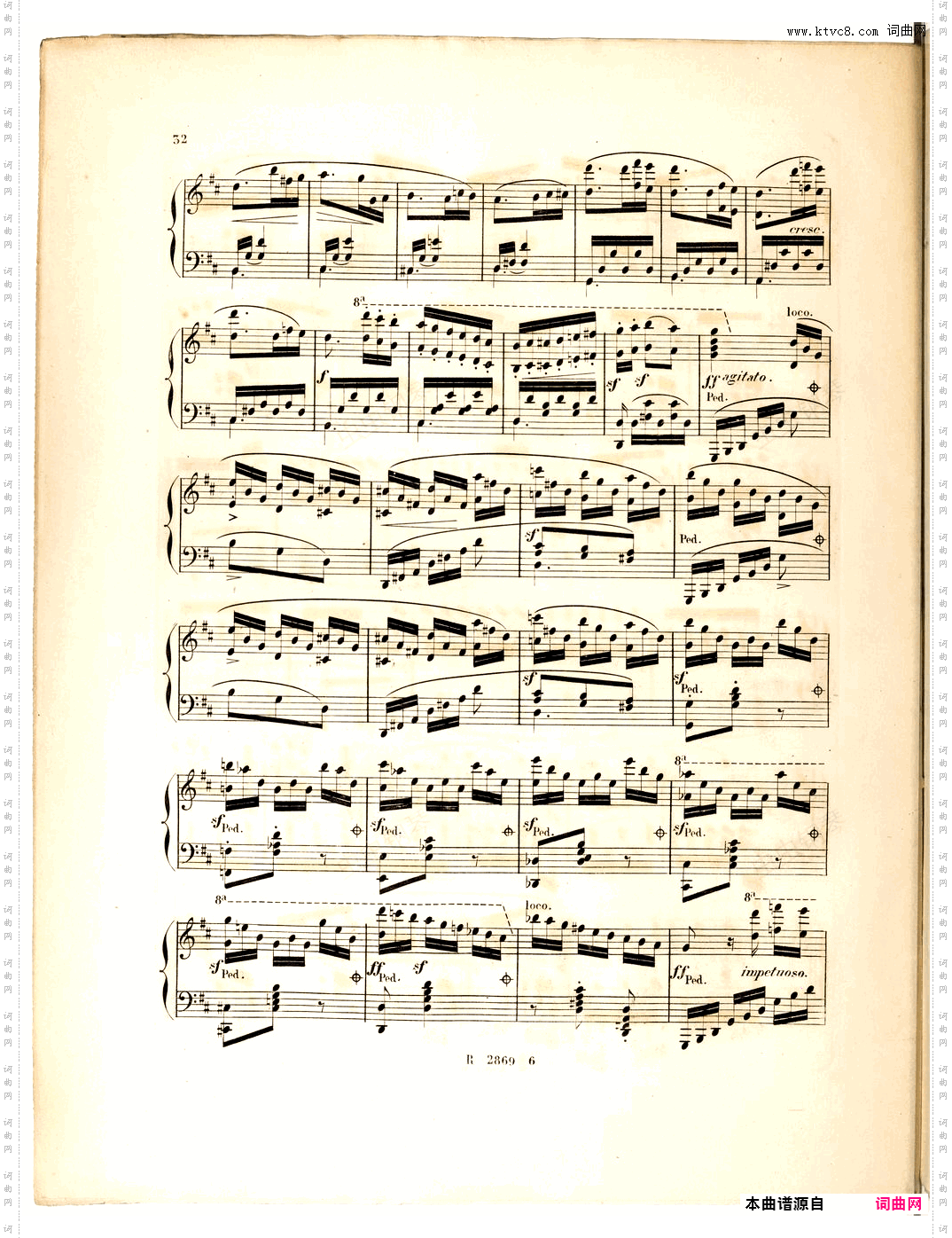 车尔尼g小调练习曲 op754·no6