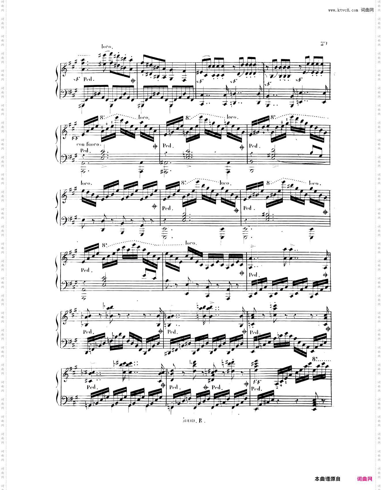 车尔尼大型沙龙练习曲之-叙事曲