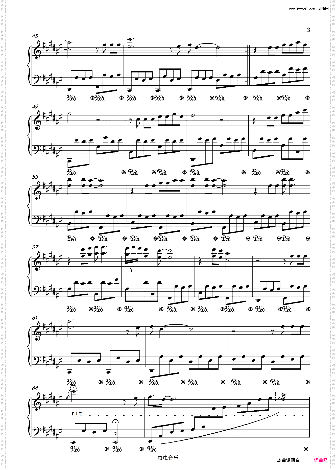 The Sound of Silence寂静之声-金老师原声独奏谱