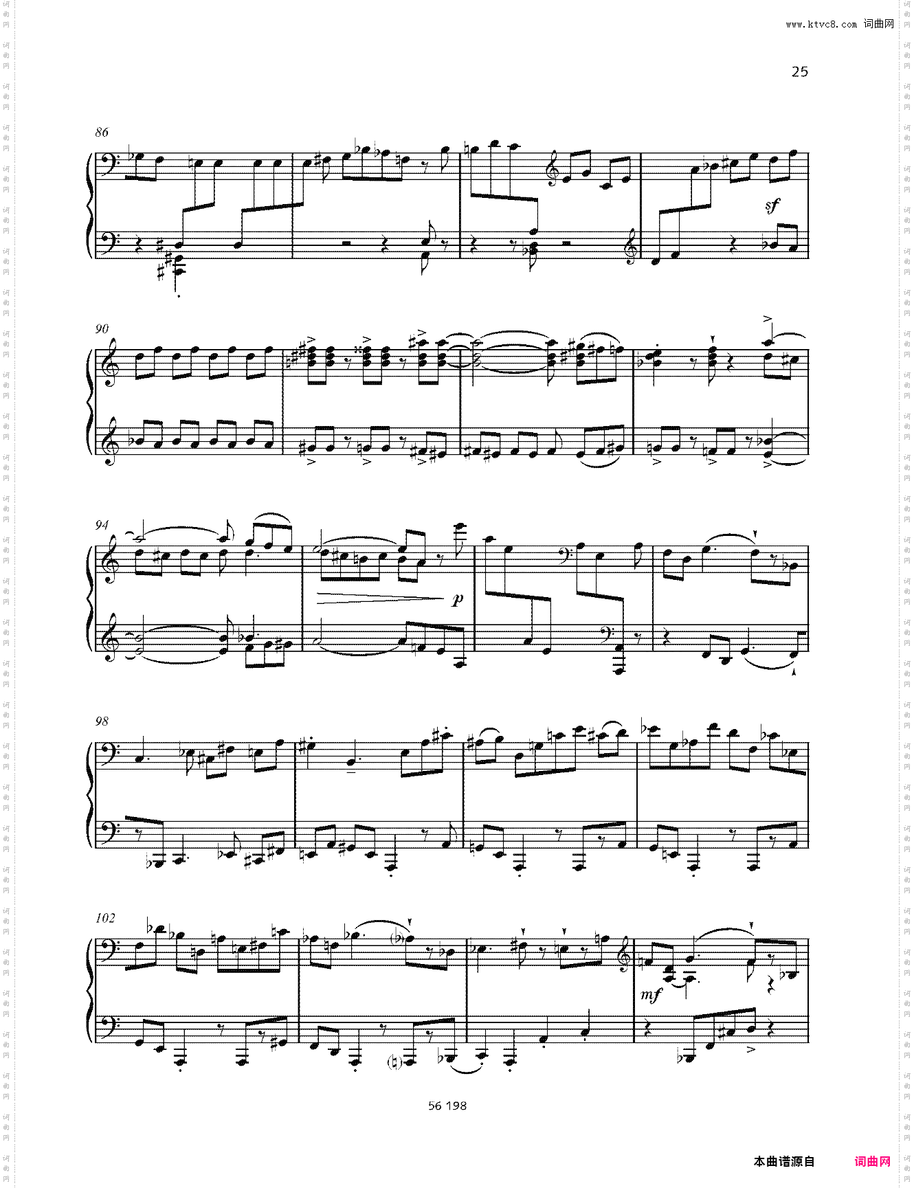 爵士奏鸣曲 No· 10 Op· 81 第三乐章