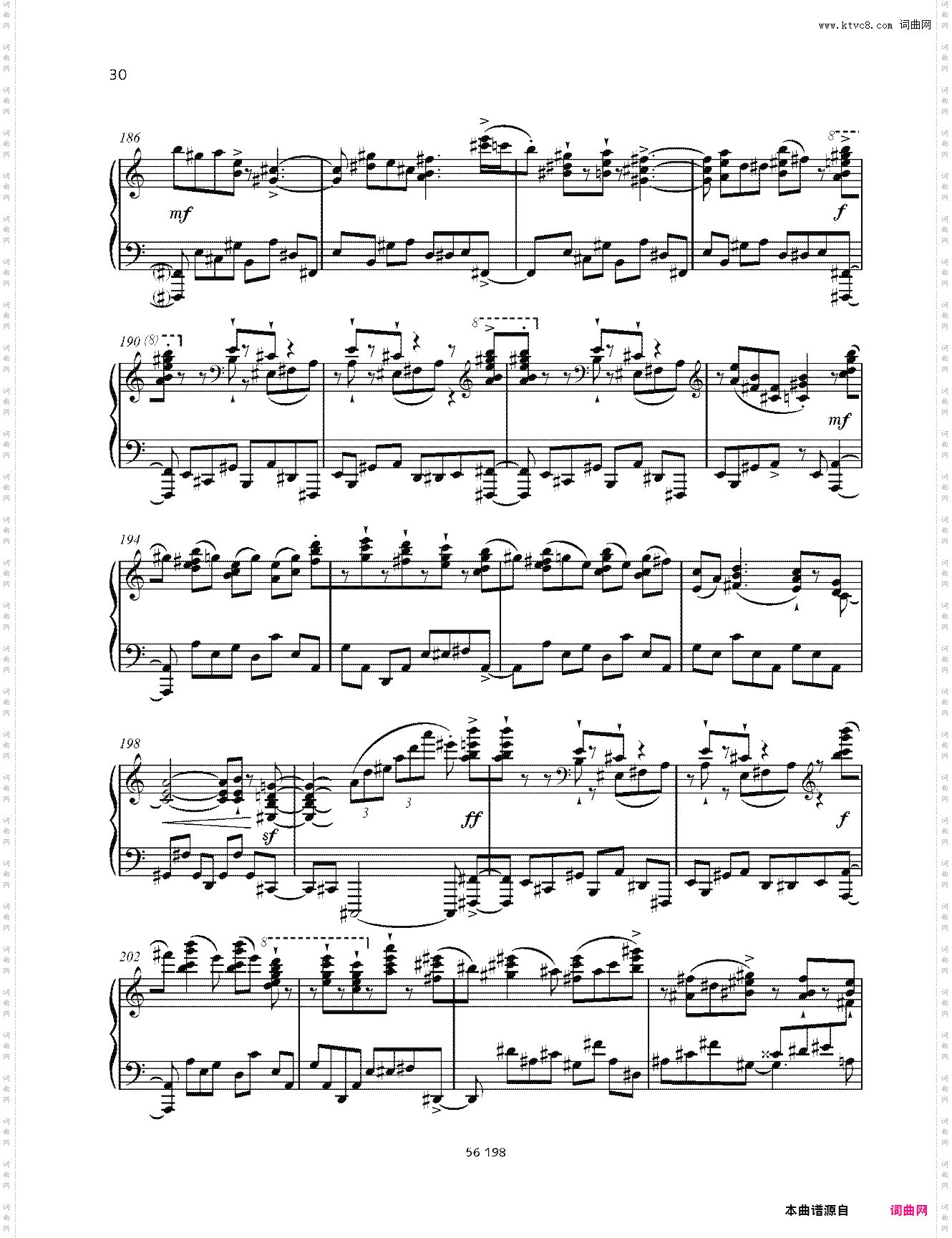 爵士奏鸣曲 No· 10 Op· 81 第三乐章