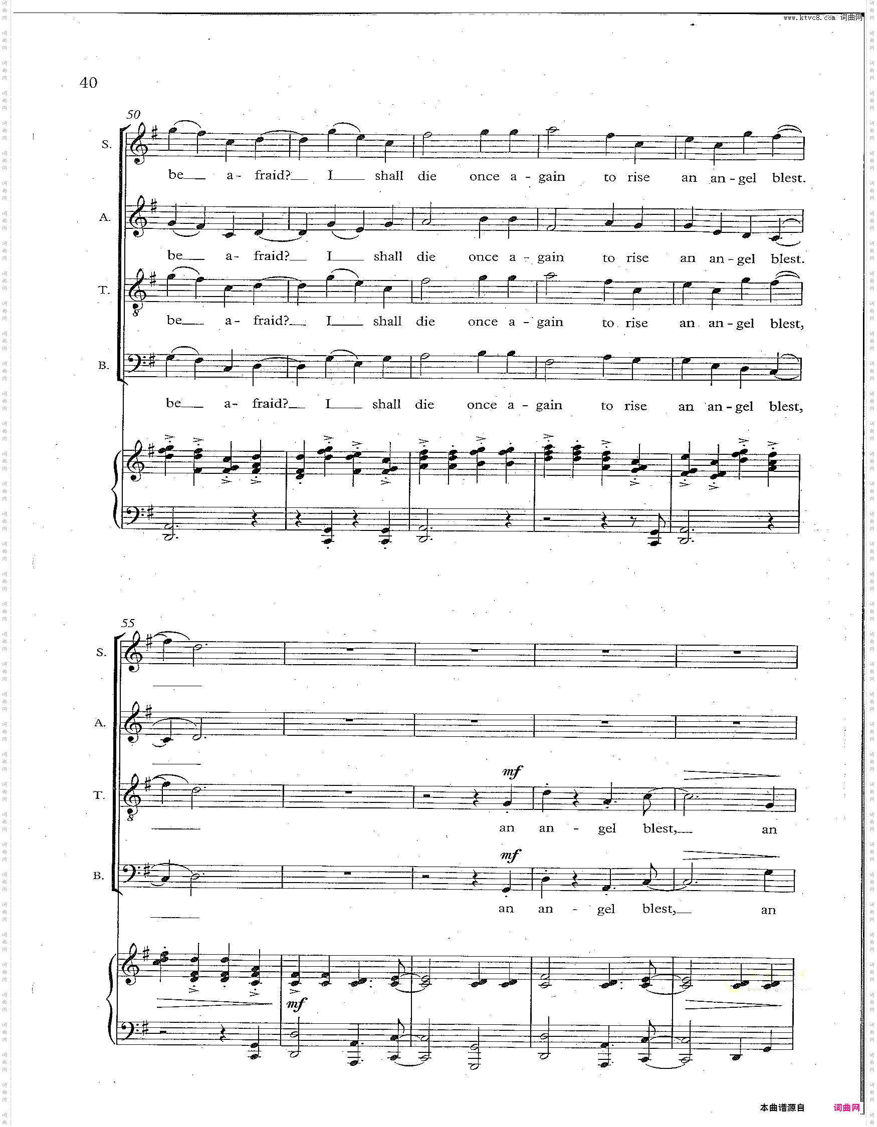 From Heaven Distilled a Clemency合唱谱Triptych III