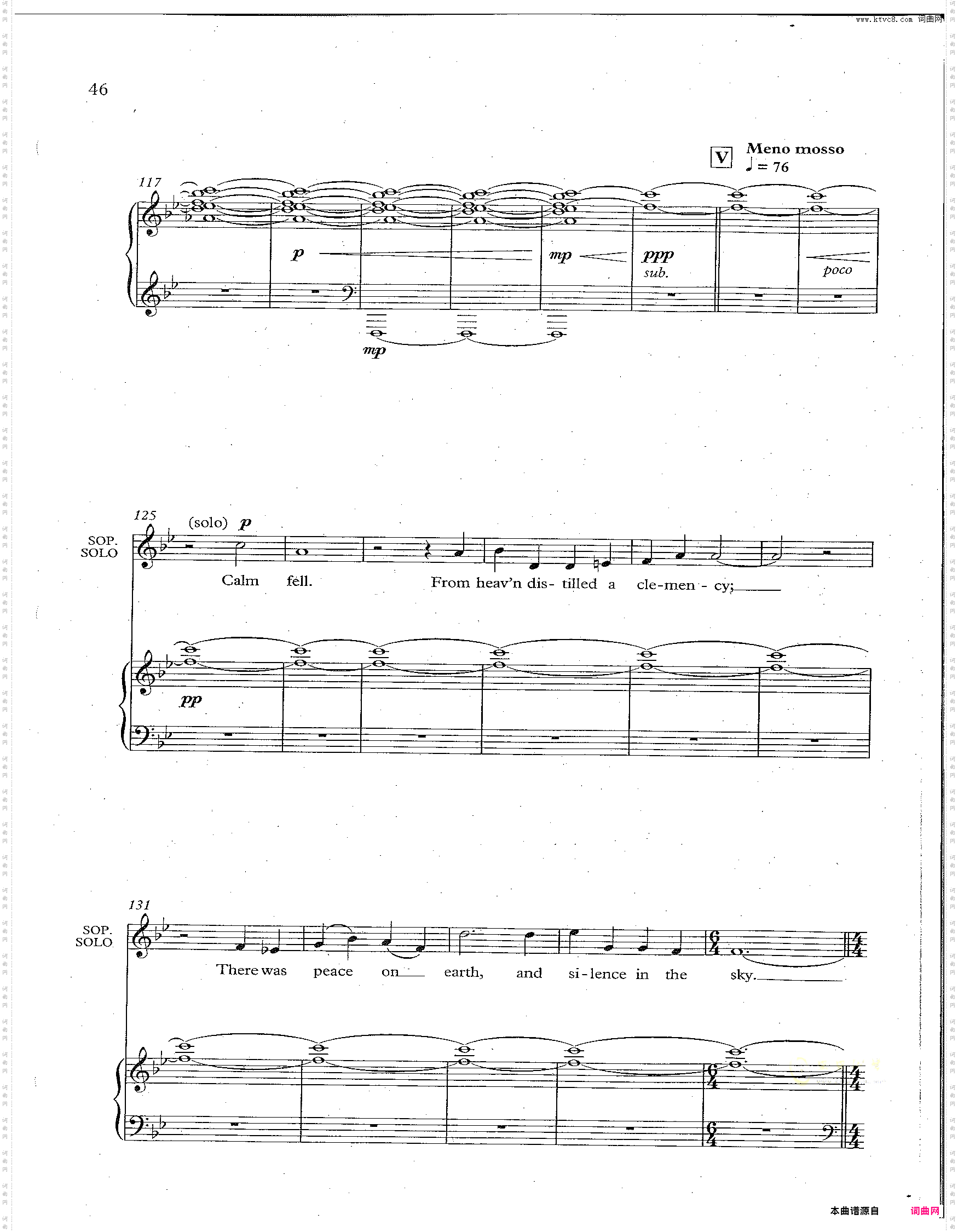 From Heaven Distilled a Clemency合唱谱Triptych III