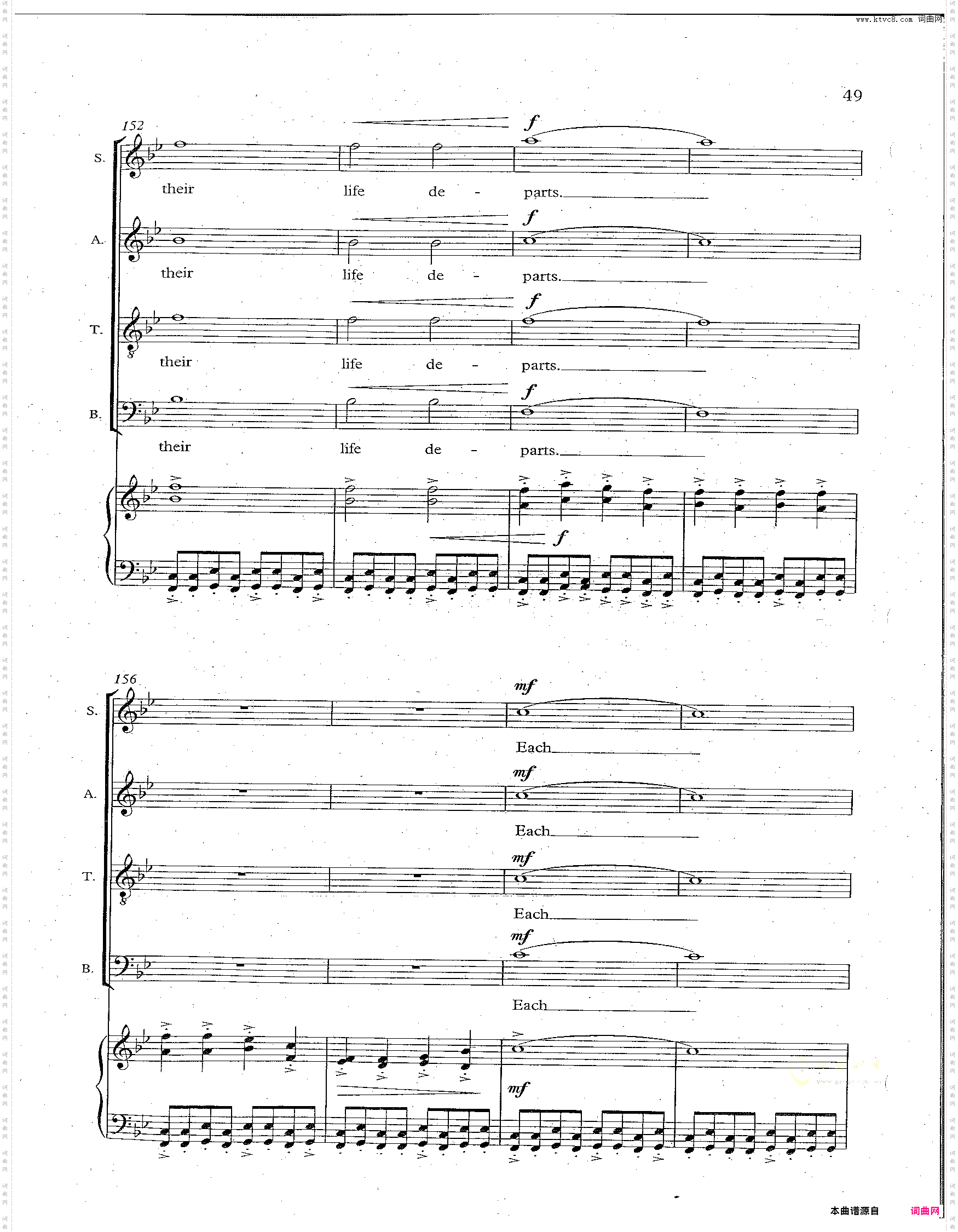 From Heaven Distilled a Clemency合唱谱Triptych III