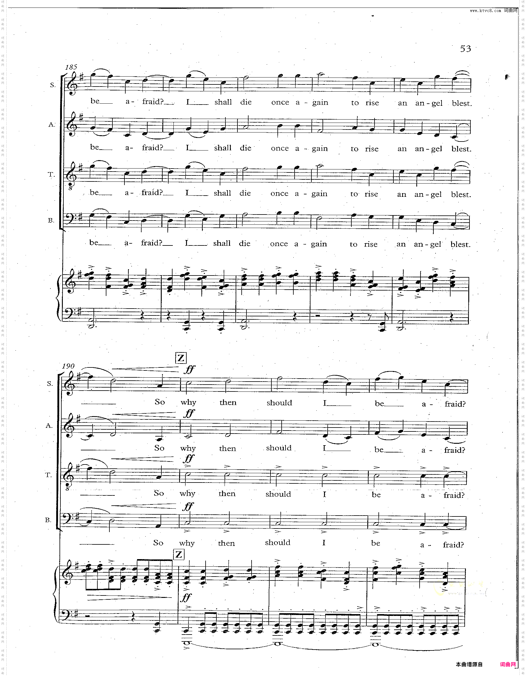 From Heaven Distilled a Clemency合唱谱Triptych III