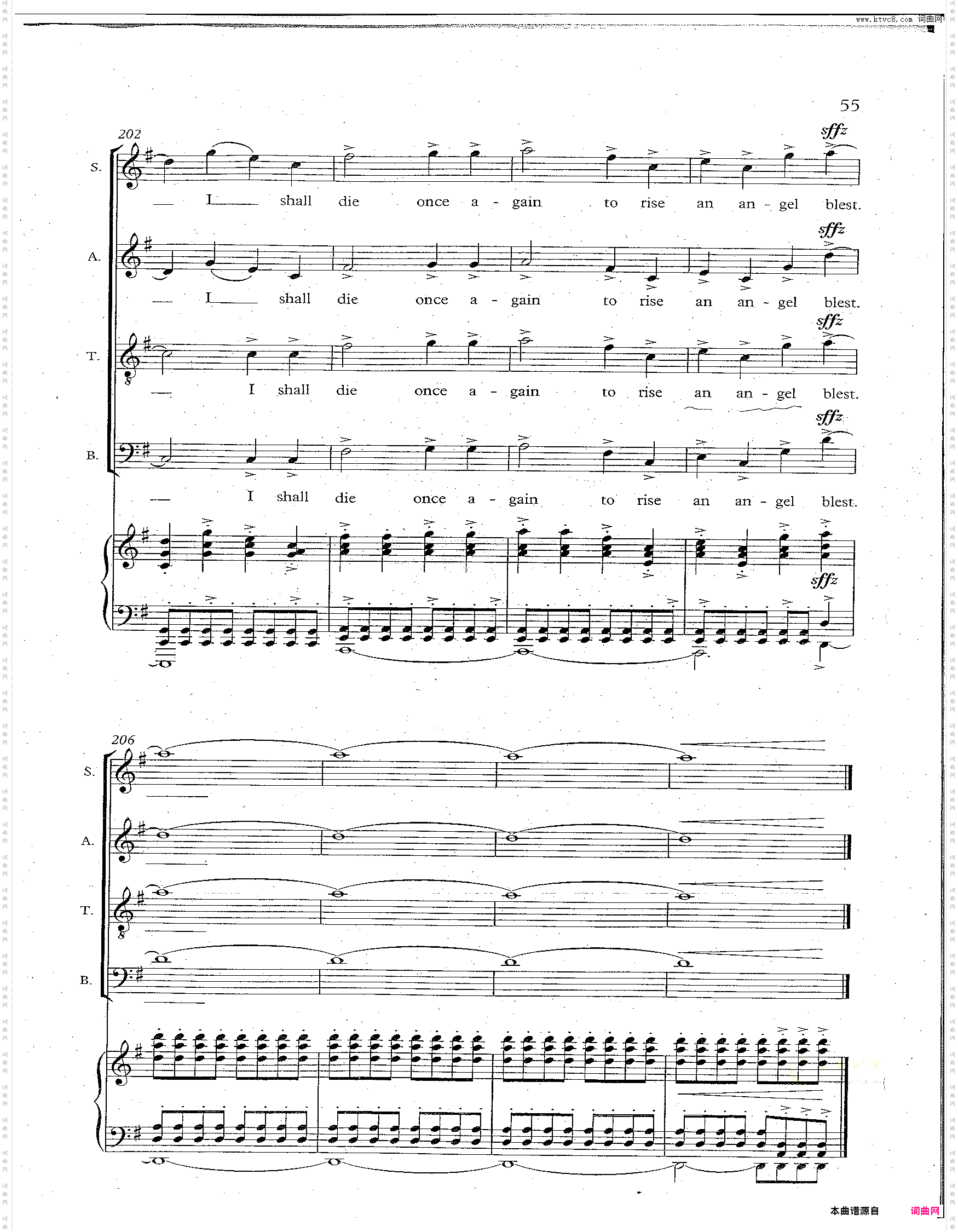 From Heaven Distilled a Clemency合唱谱Triptych III