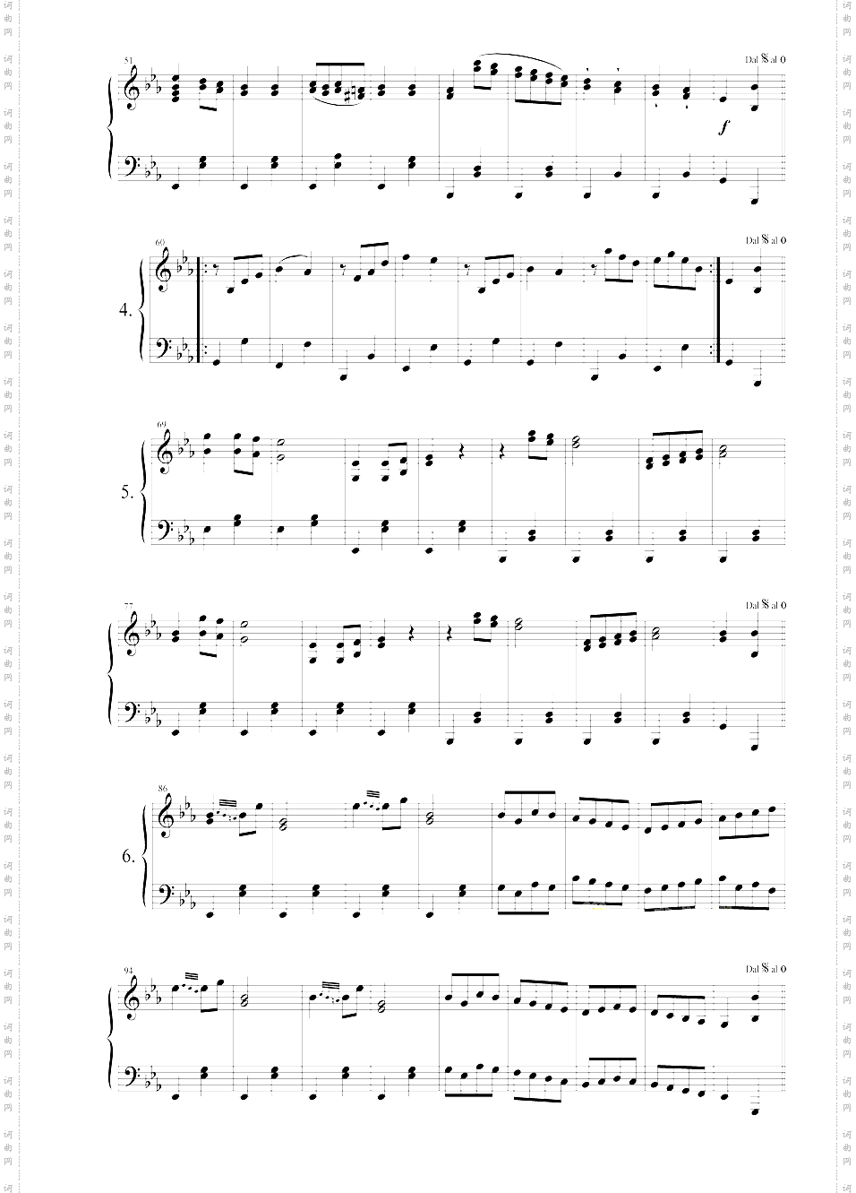 贝多芬 埃科赛斯舞曲WoO83