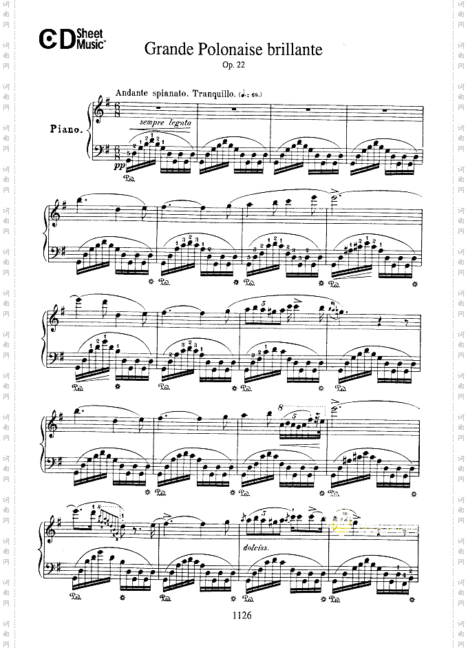 chopin op22 - Andante Spianato & Grande Polonaise