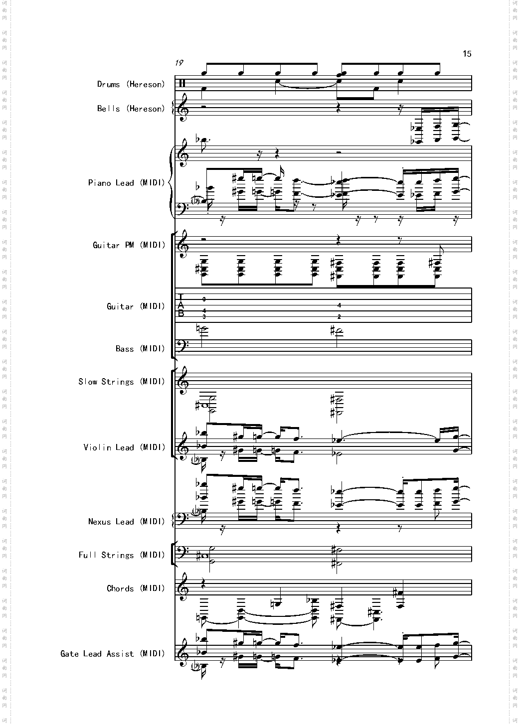 【娜娜】斩·赤红之瞳ED1 震撼总谱