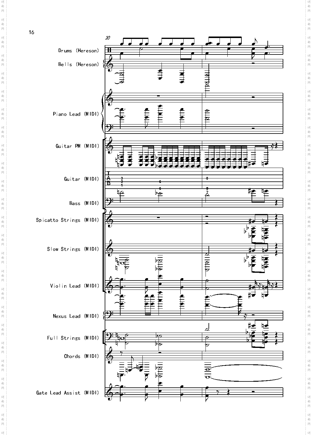 【娜娜】斩·赤红之瞳ED1 震撼总谱