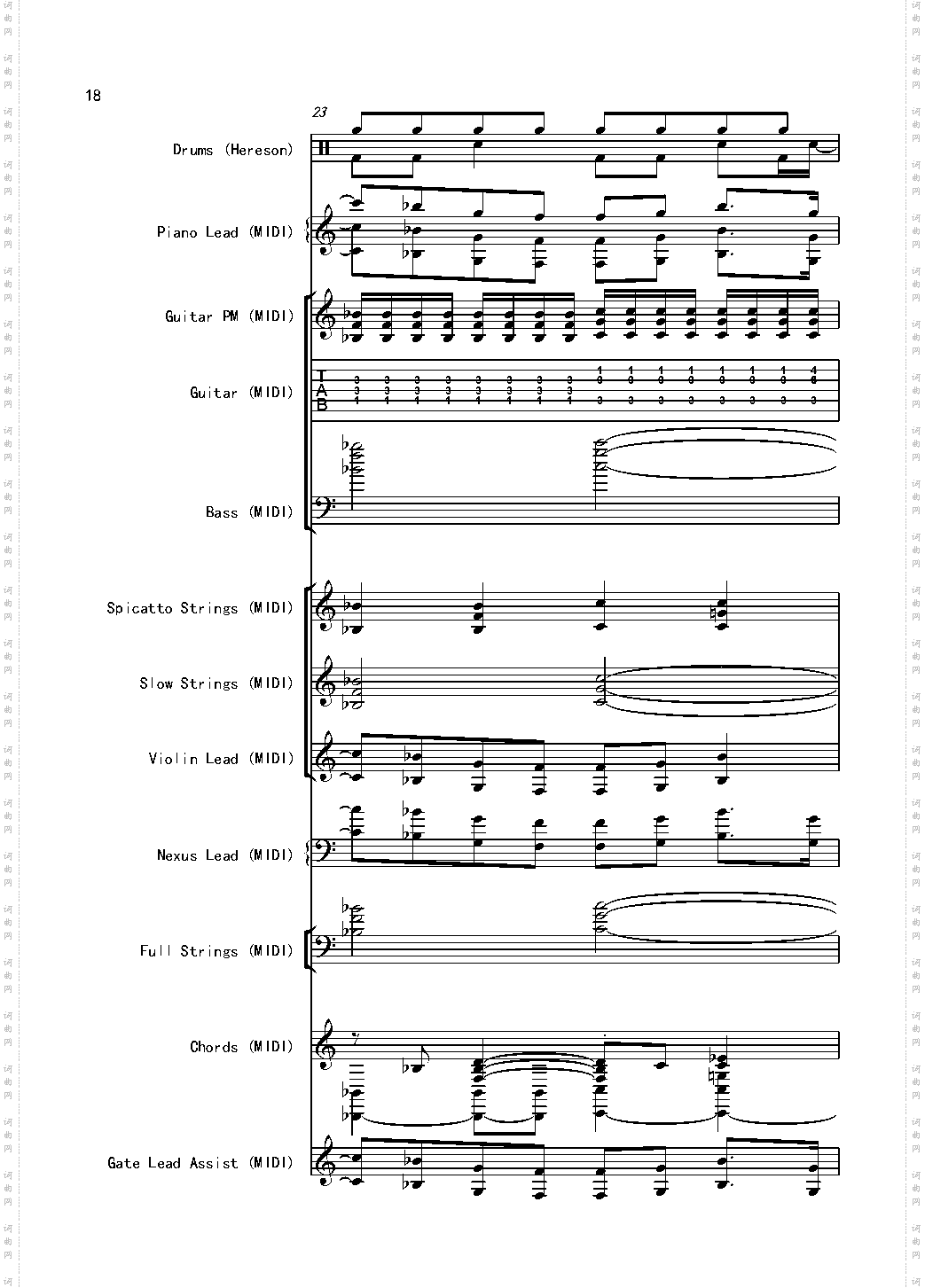 【娜娜】斩·赤红之瞳ED1 震撼总谱