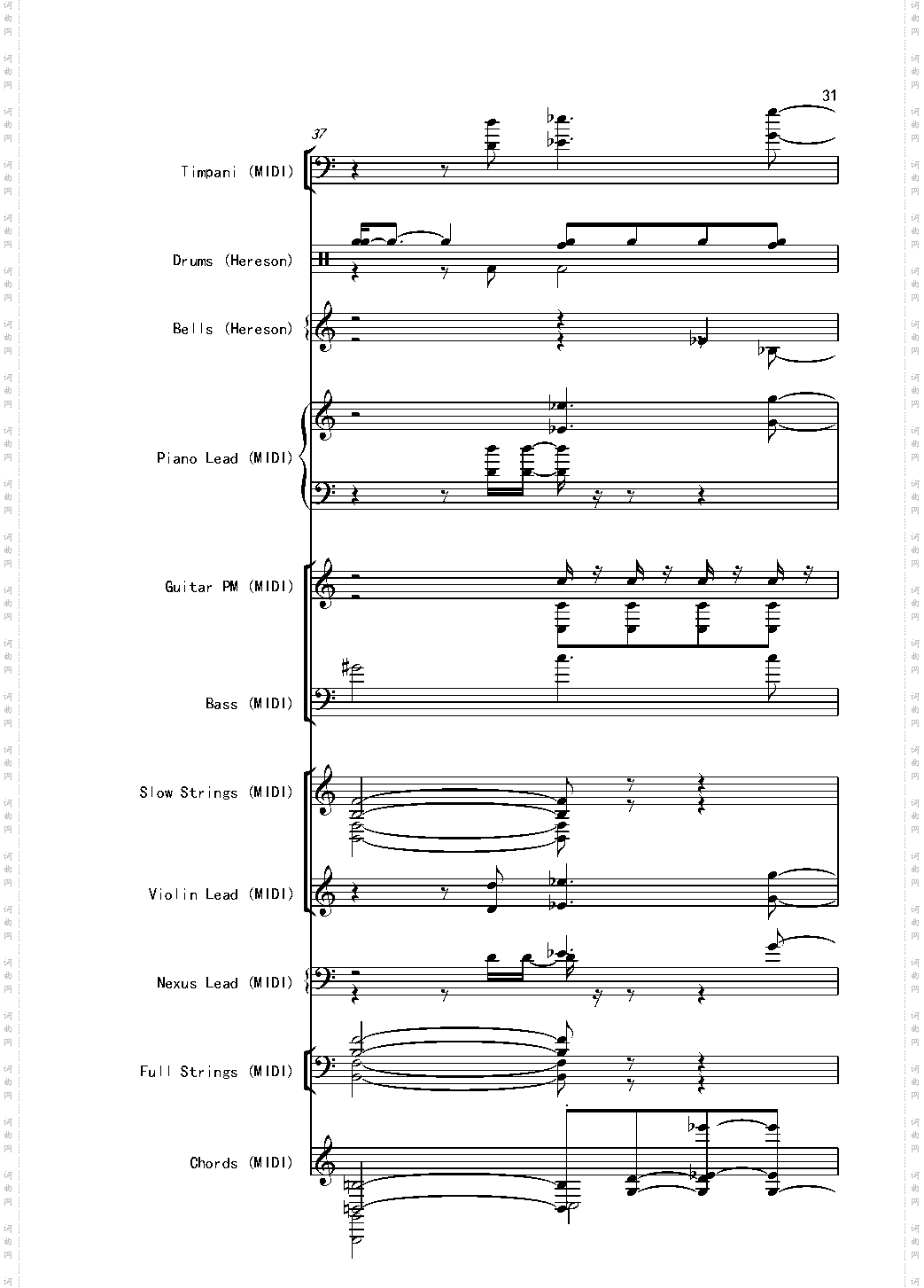 【娜娜】斩·赤红之瞳ED1 震撼总谱