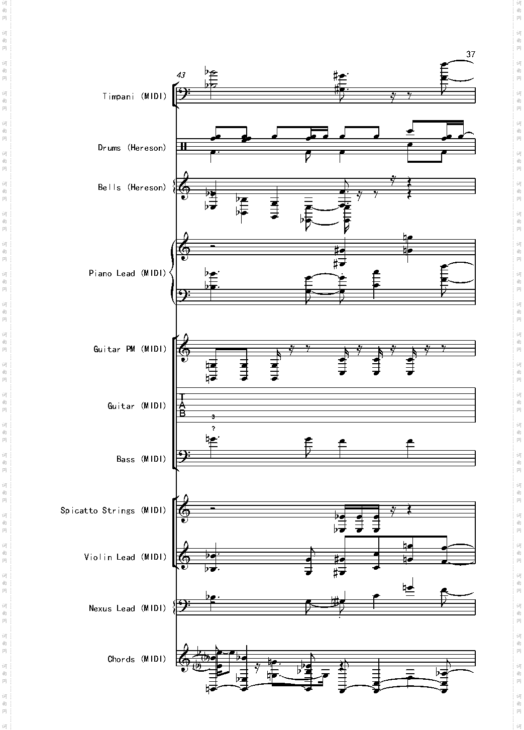 【娜娜】斩·赤红之瞳ED1 震撼总谱