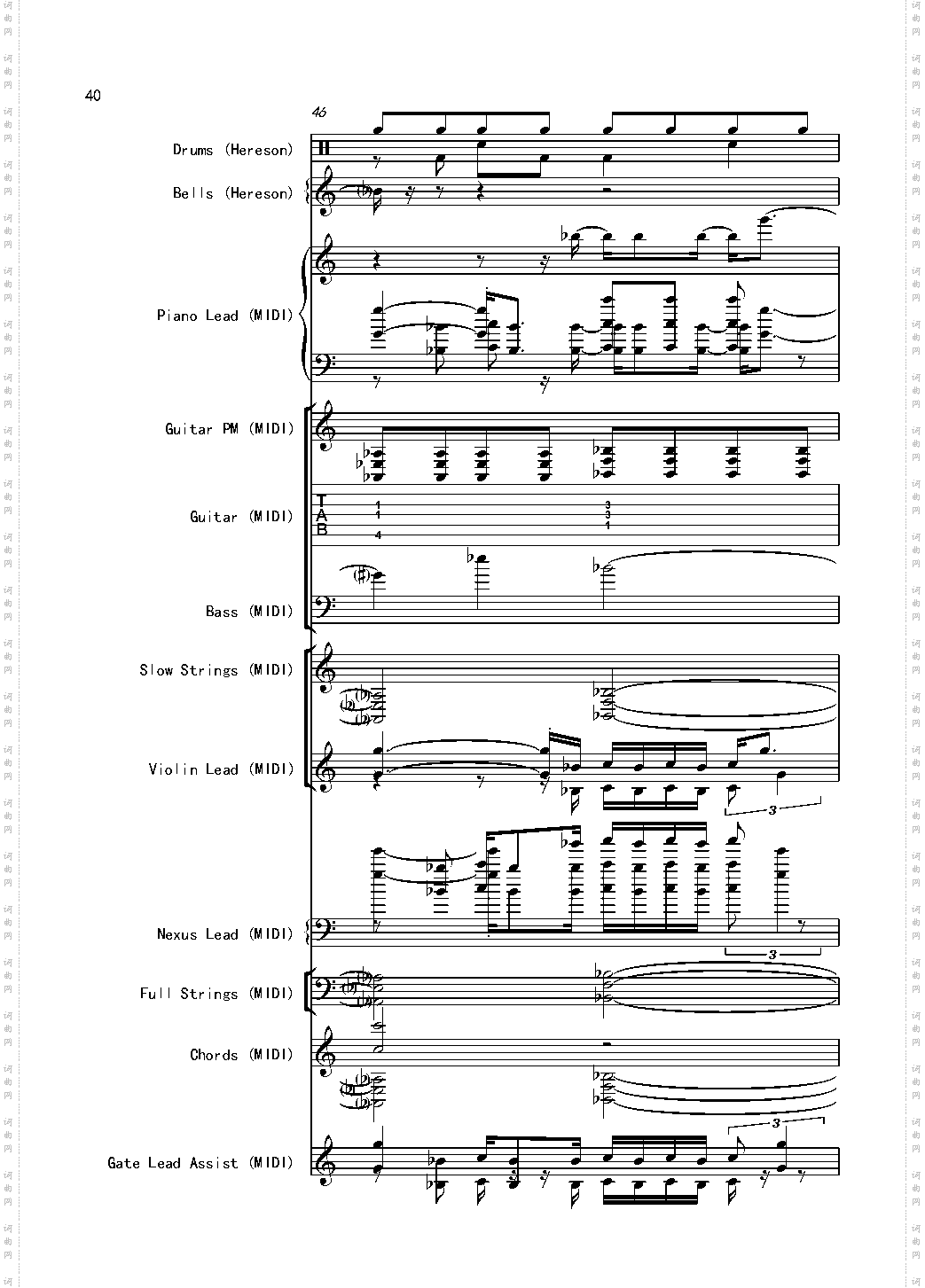 【娜娜】斩·赤红之瞳ED1 震撼总谱