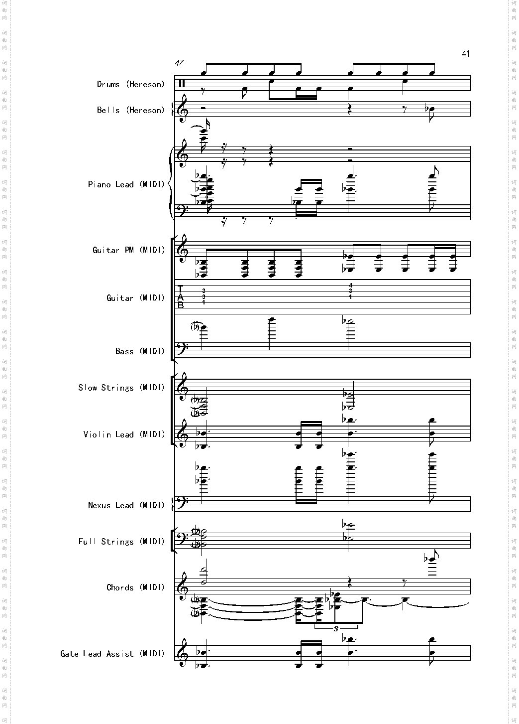 【娜娜】斩·赤红之瞳ED1 震撼总谱