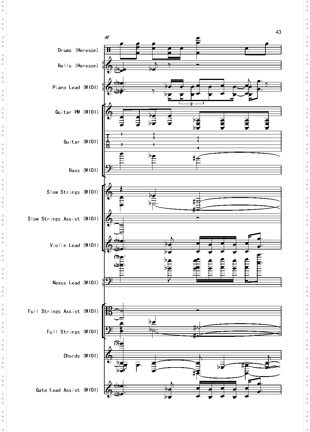 【娜娜】斩·赤红之瞳ED1 震撼总谱