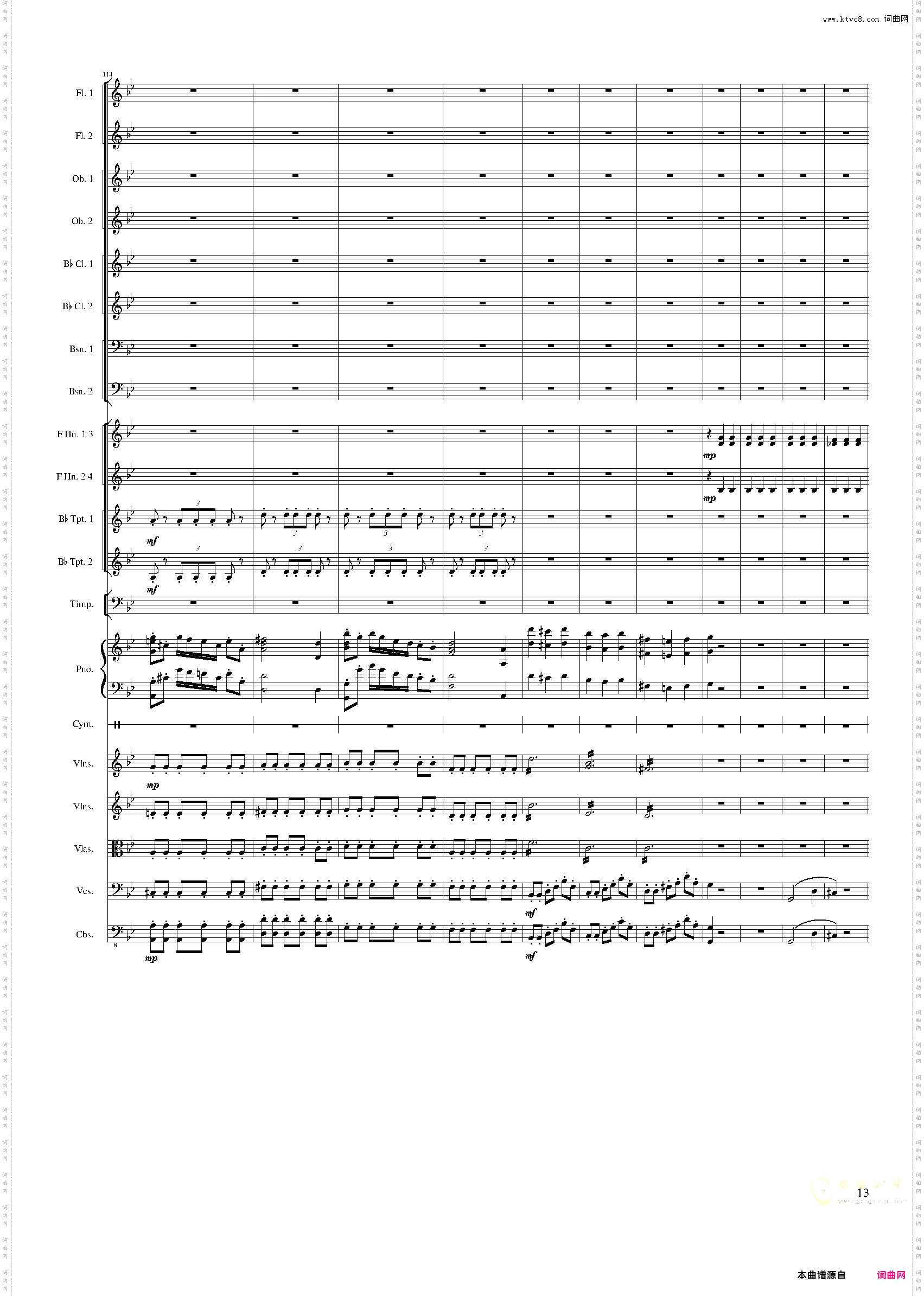 Piano Concerto No·8, Op·123 III·