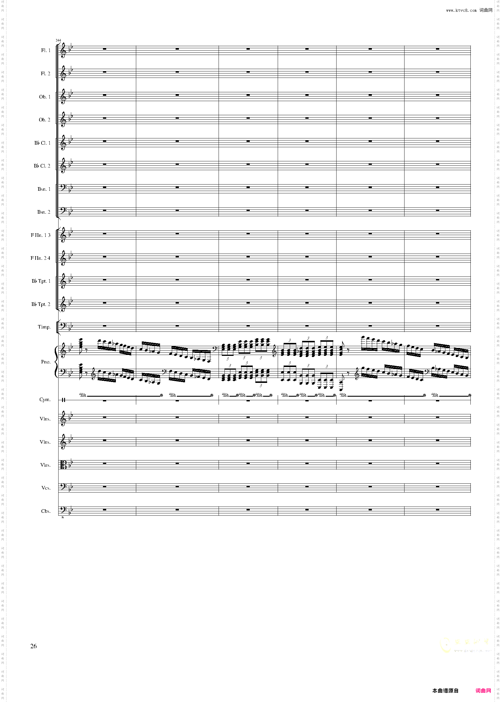 Piano Concerto No·8, Op·123 III·