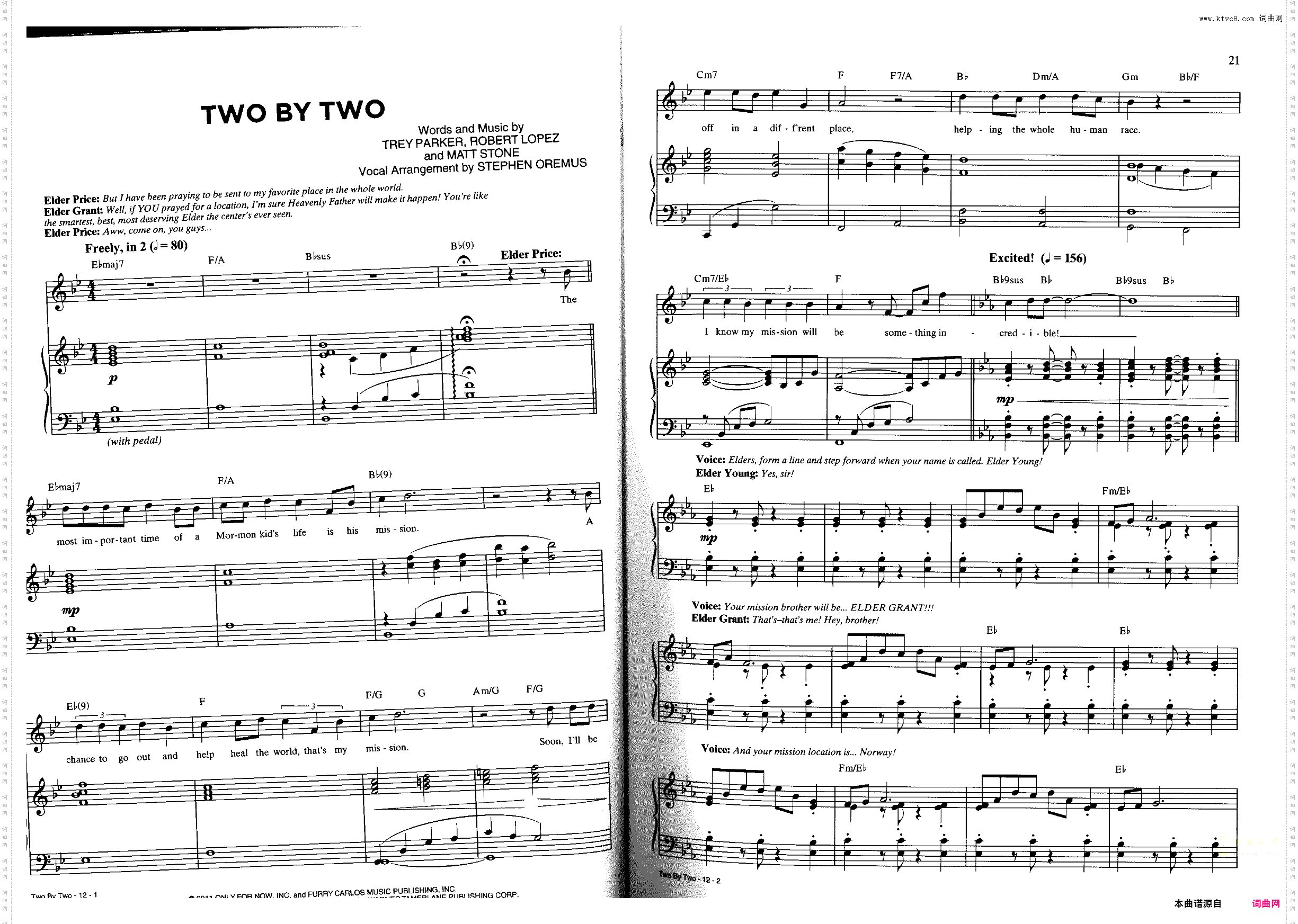 【Book of Mormon】Two by two